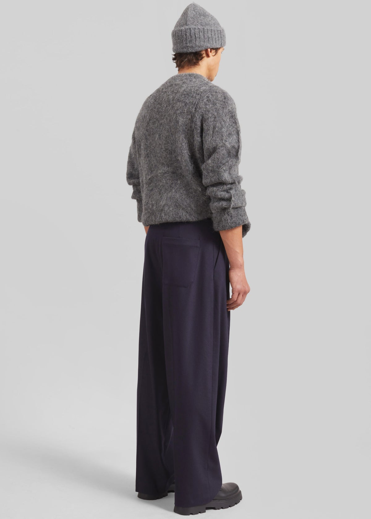 Milton Flannel Trousers - Navy – view 10 of 10