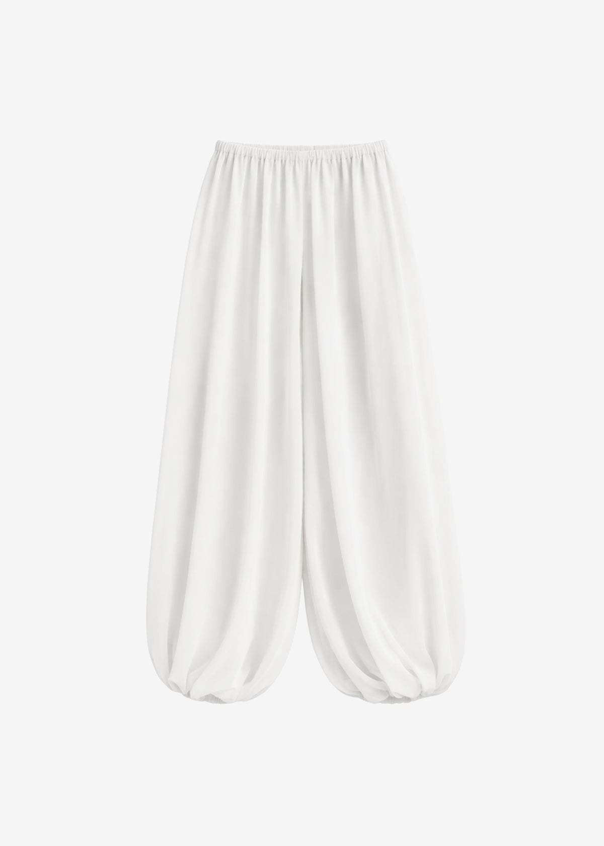 Mio Sheer Balloon Pants - White – view 9 of 9