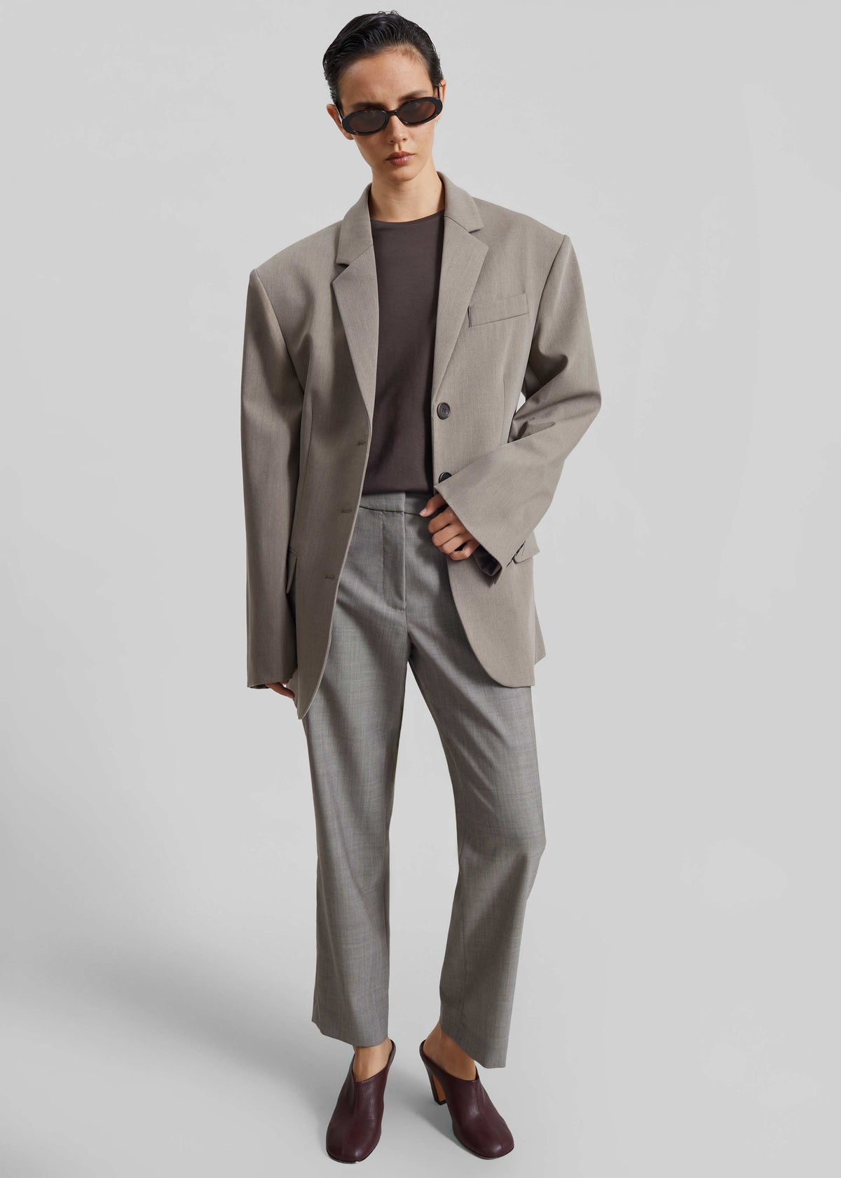 Mirbel Cinched Blazer - Taupe – view 7 of 11