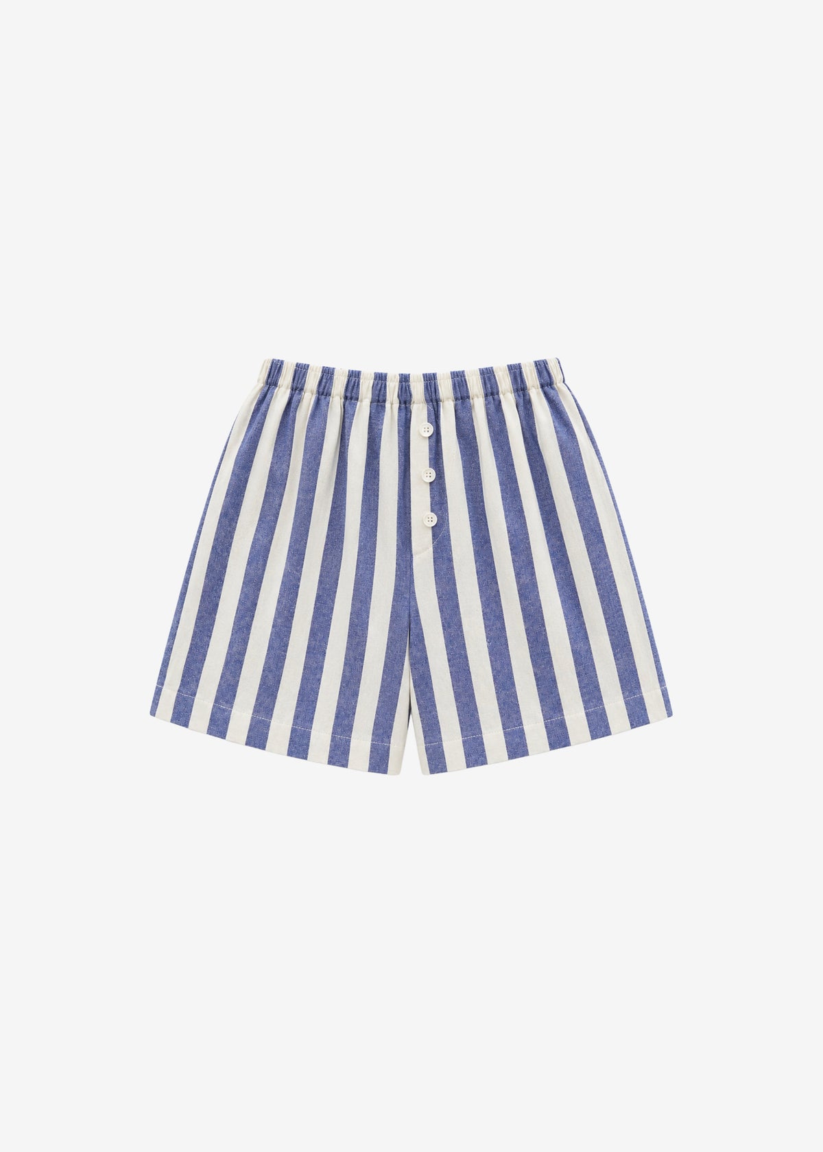 Mireval Cotton Boxer Shorts - Blue/White Stripe – view 8 of 8