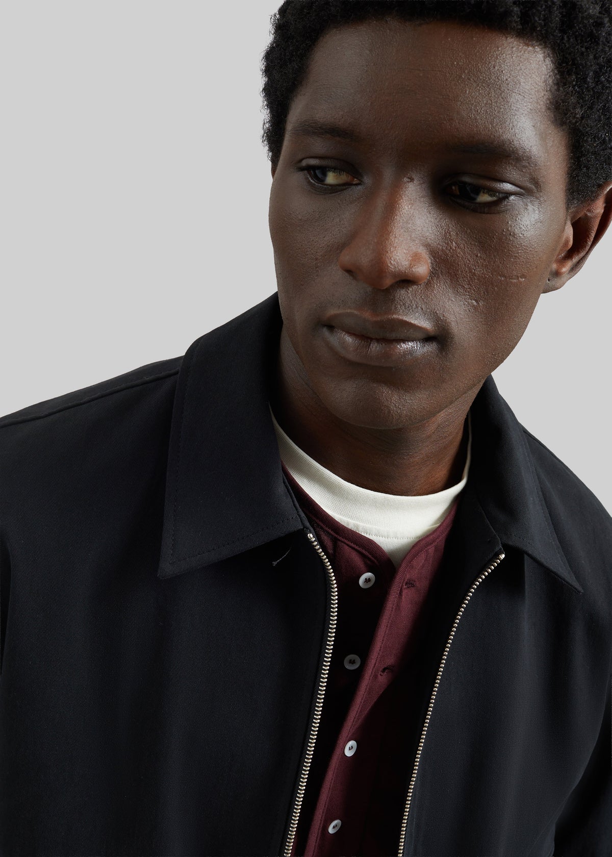Mitchell Cotton Twill Jacket - Black – view 3 of 7