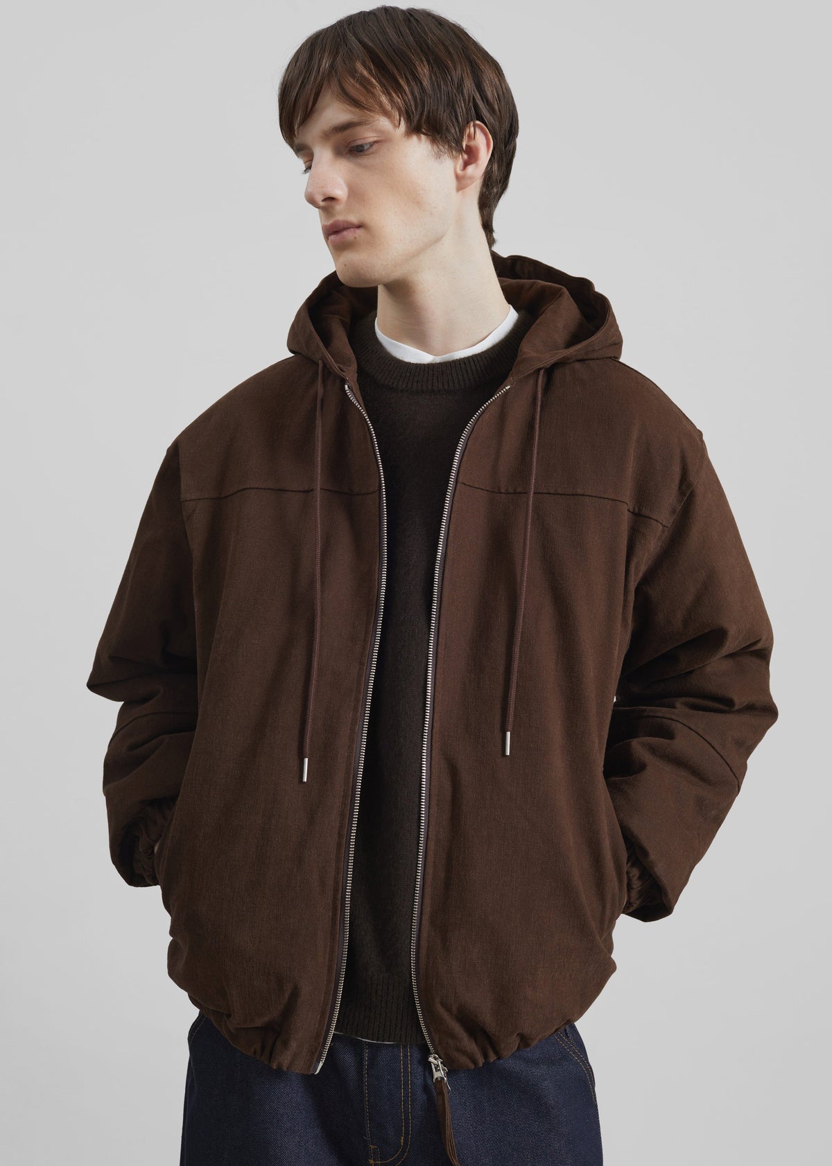 Molkom Padded Jacket - Brown – view 1 of 9