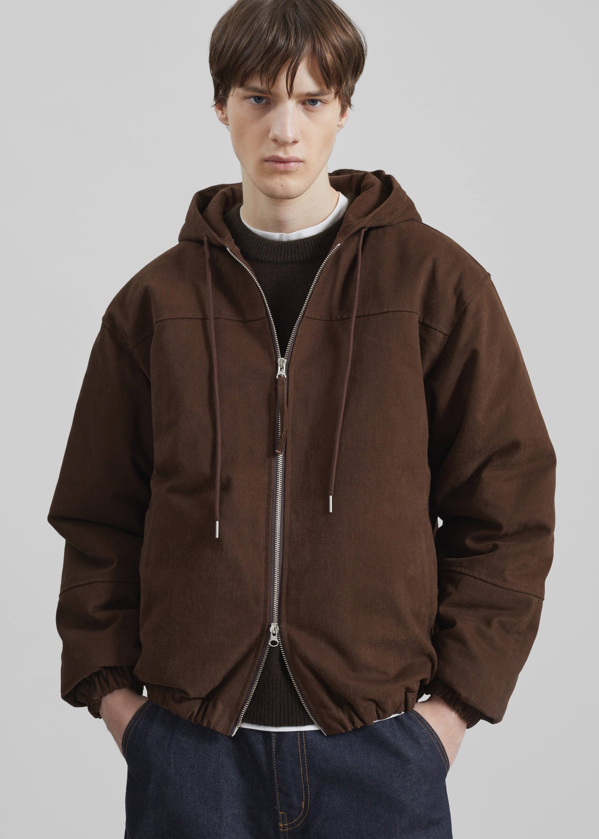 Molkom Padded Jacket - Brown – view 2 of 9