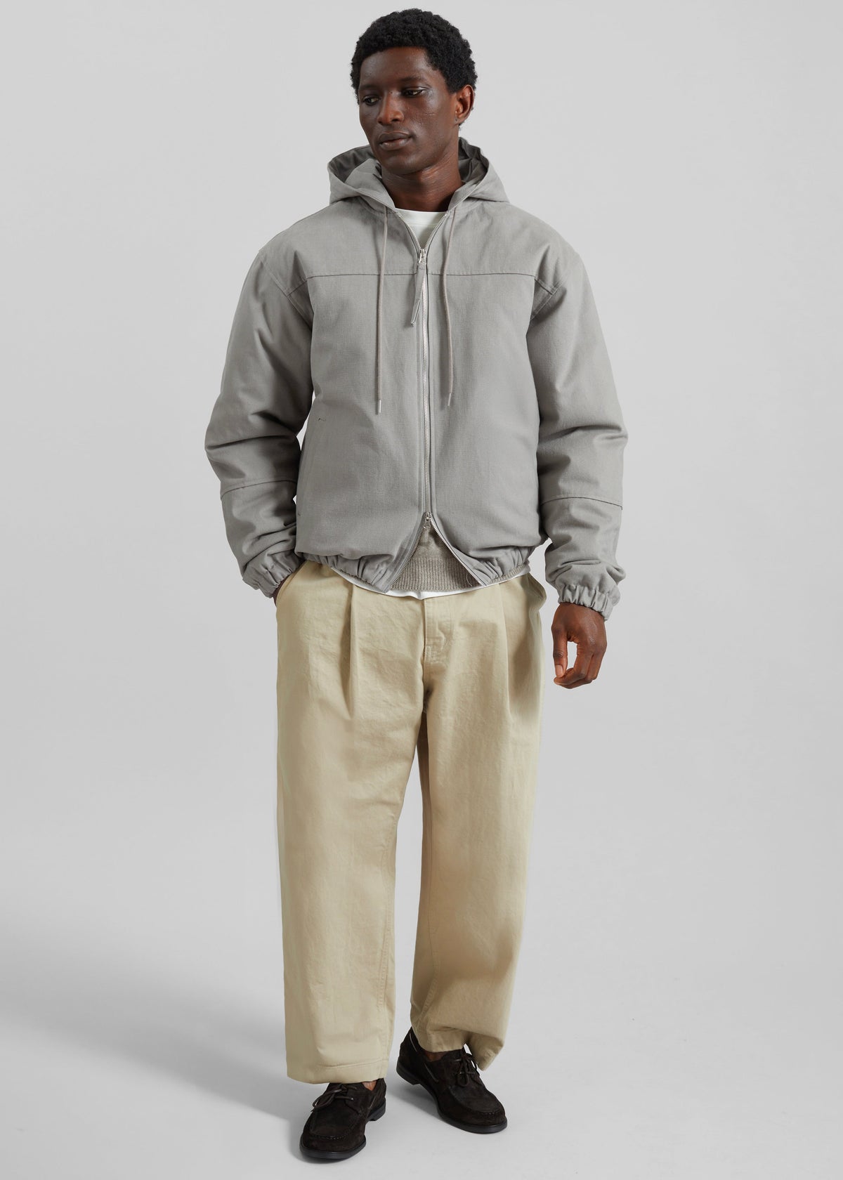 Molkom Padded Jacket - Taupe – view 4 of 13