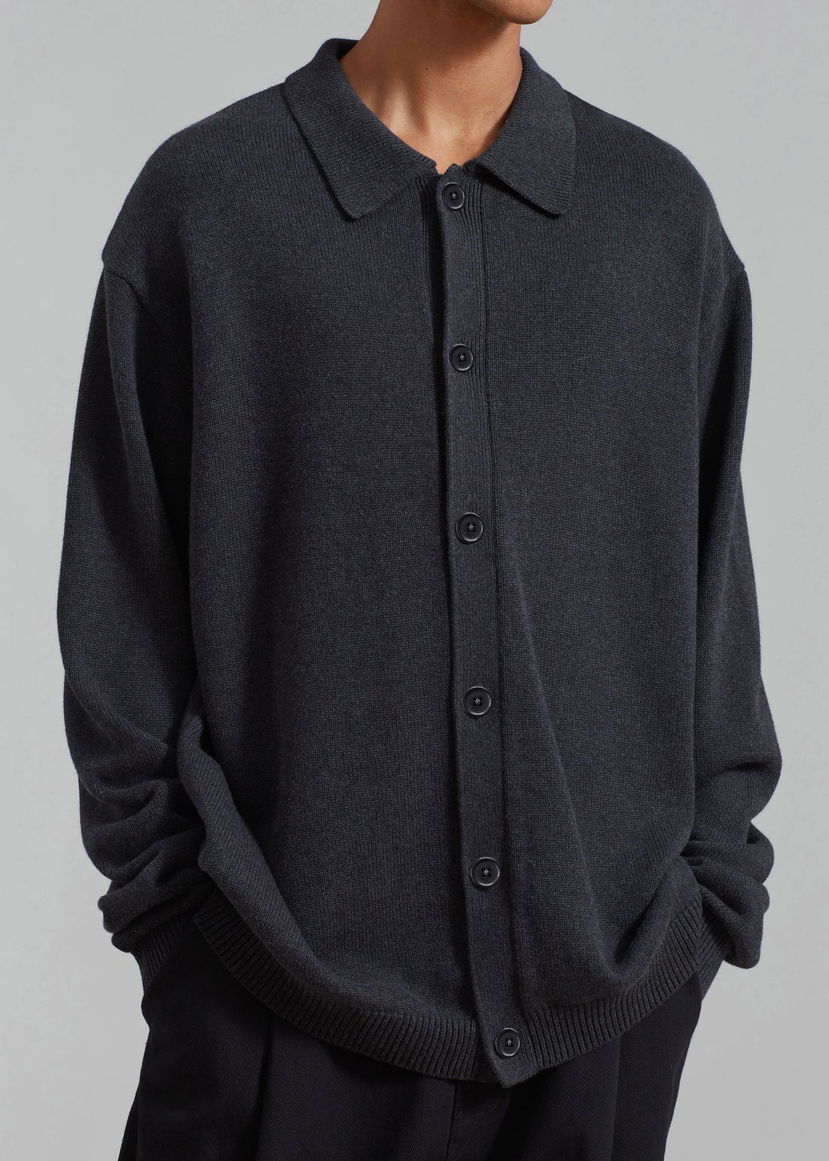 Myles Cardigan - Charcoal – view 4 of 7