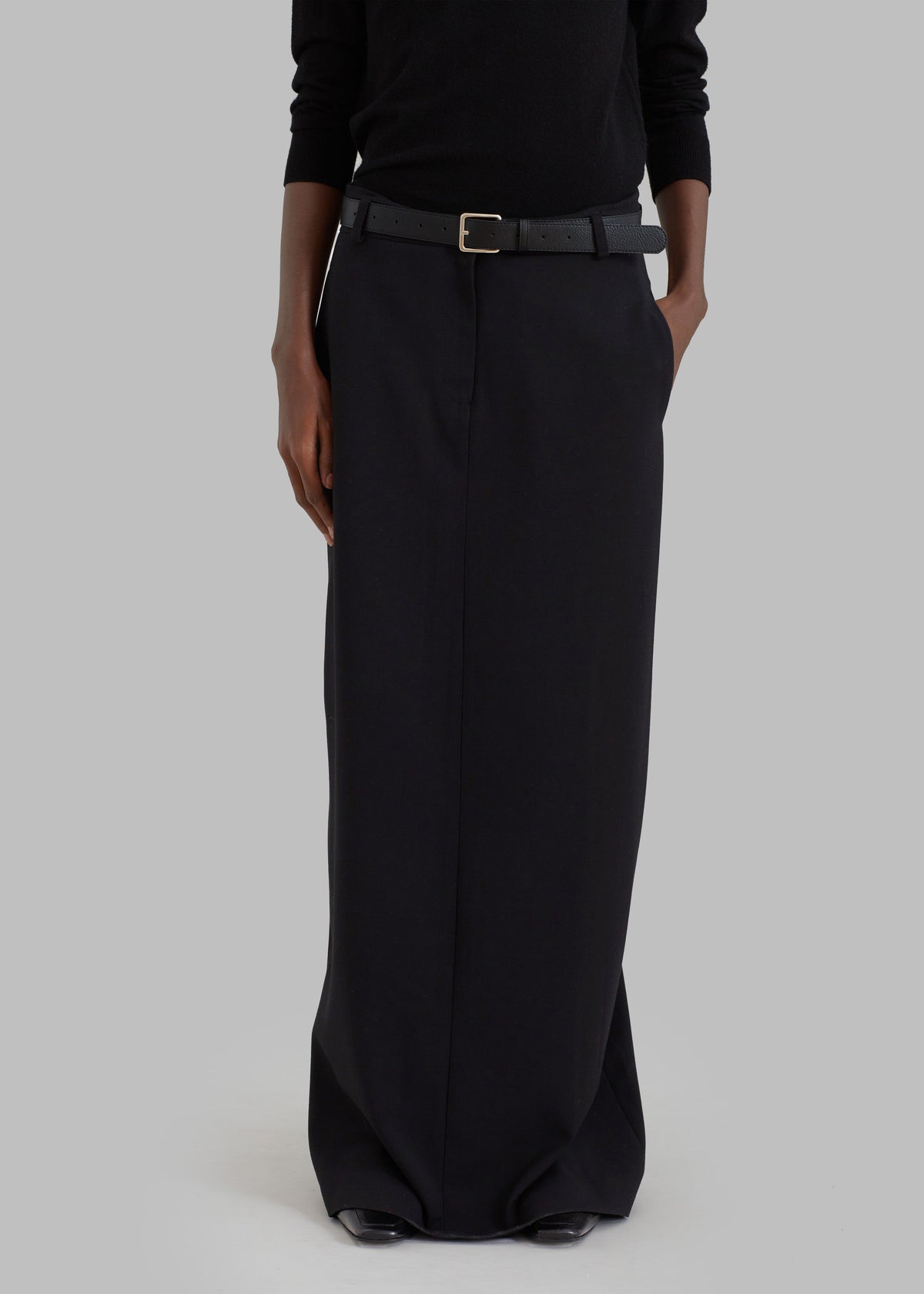 Malvo Long Pencil Skirt - Black – view 2 of 12