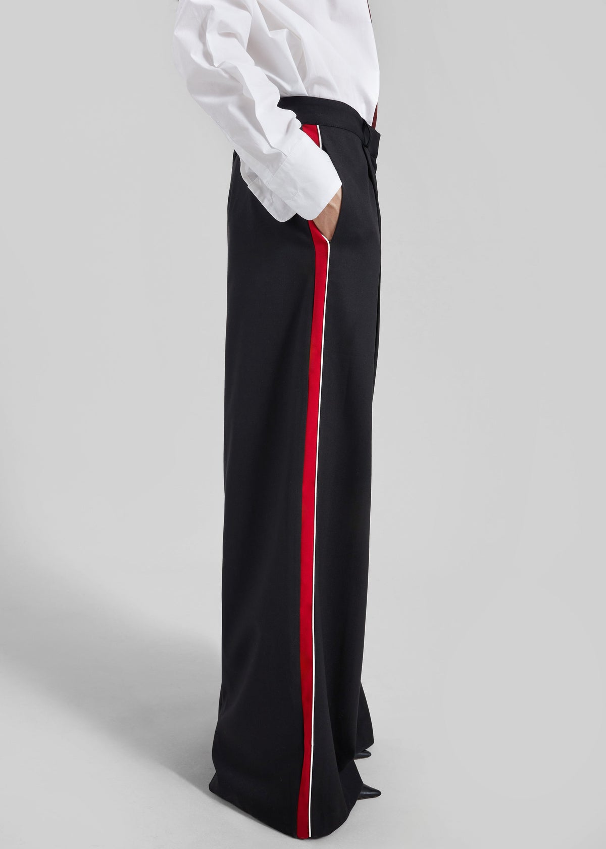 Nairn Contrast Stripe Pants - Black – view 7 of 8