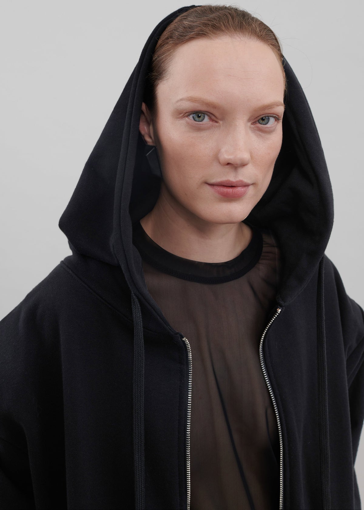 Nami Zip Up Hoodie - Black – view 5 of 9
