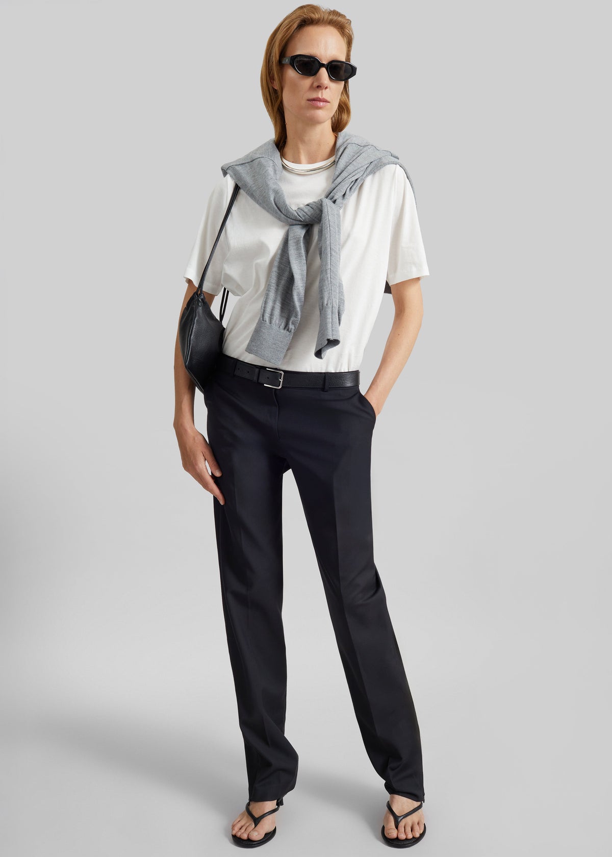 Nantes Straight Trousers - Black – view 1 of 9