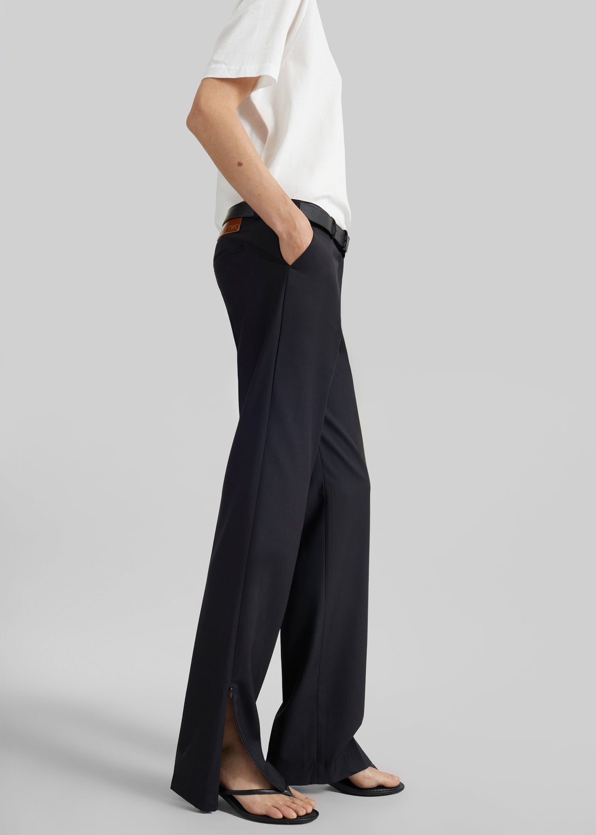Nantes Straight Trousers - Black – view 2 of 9