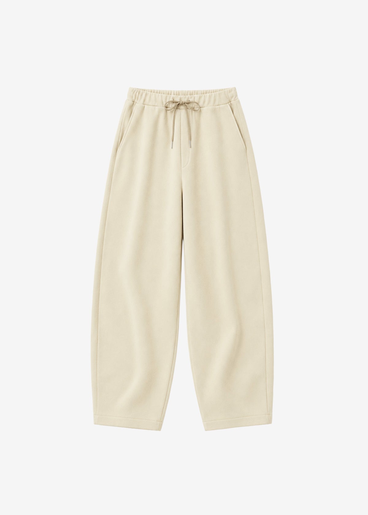 Nas Barrel Leg Sweatpants - Beige – view 7 of 7