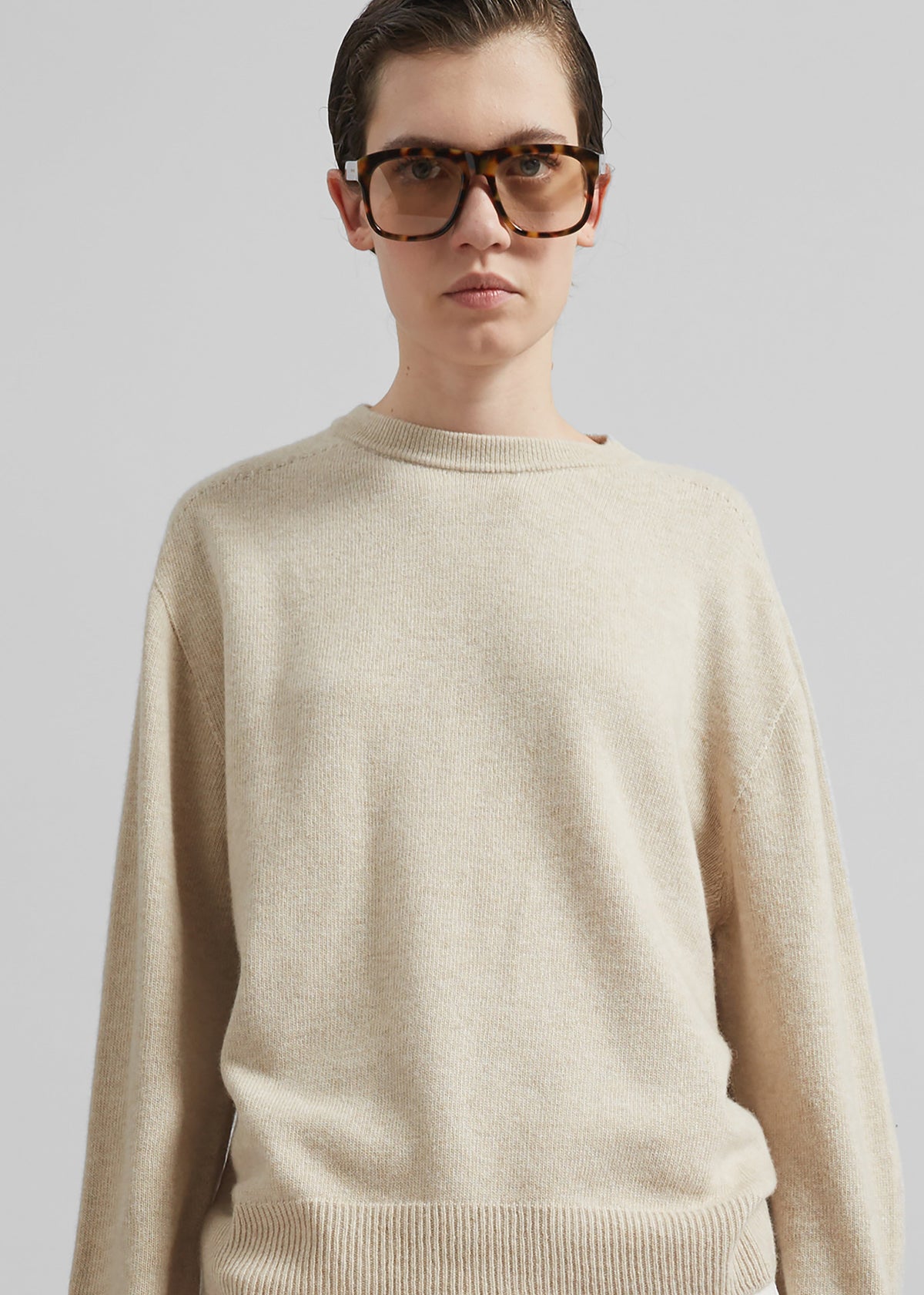 Nashik Wool Sweater - Cream – view 3 of 7