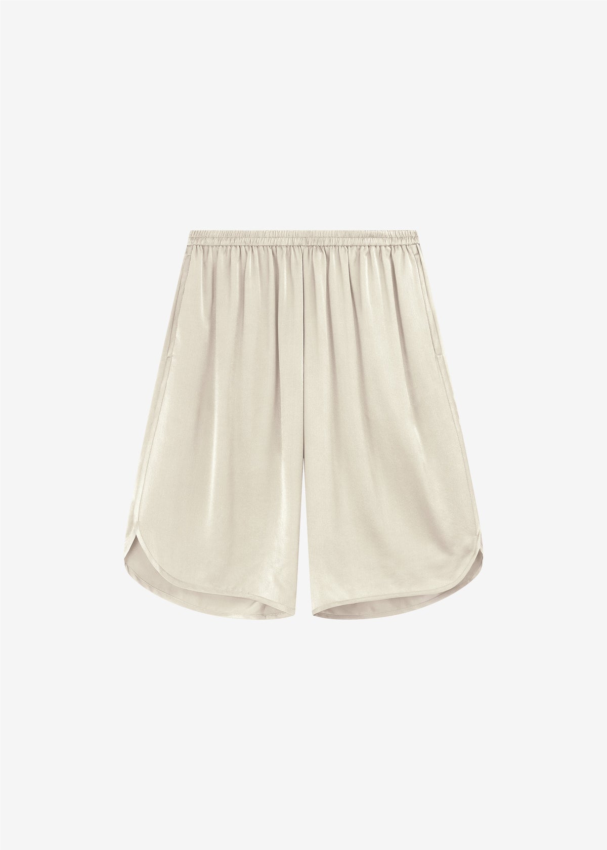 Nelis Silk Bermuda Shorts - Champagne – view 10 of 10