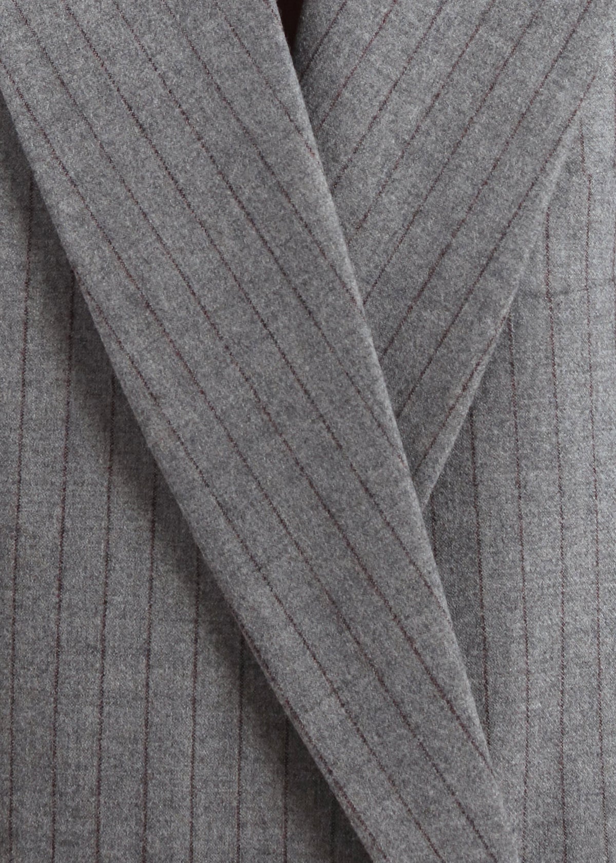 Newark Pinstripe Double Breasted Blazer - Grey/Brown – view 7 of 12
