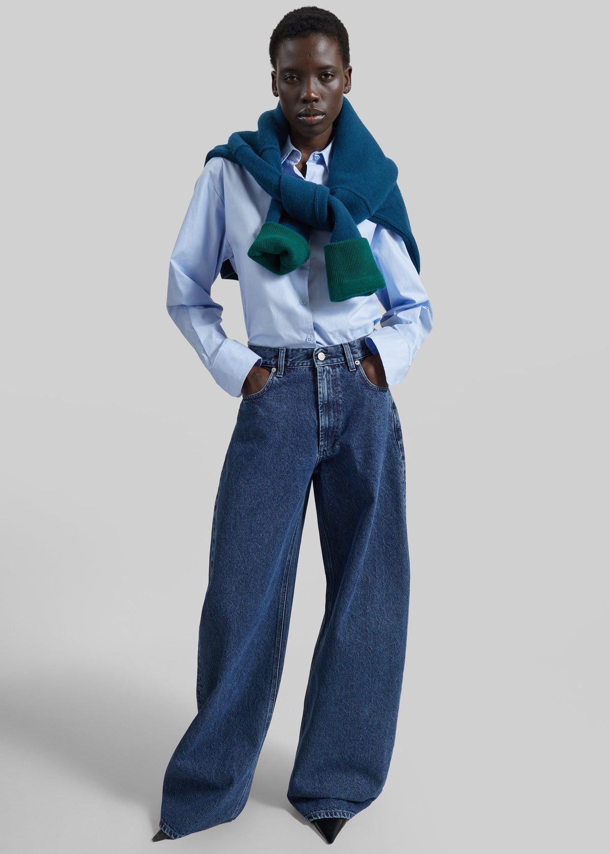 Nick Barrel Leg Jeans - Medium Wash – view 1 of 9
