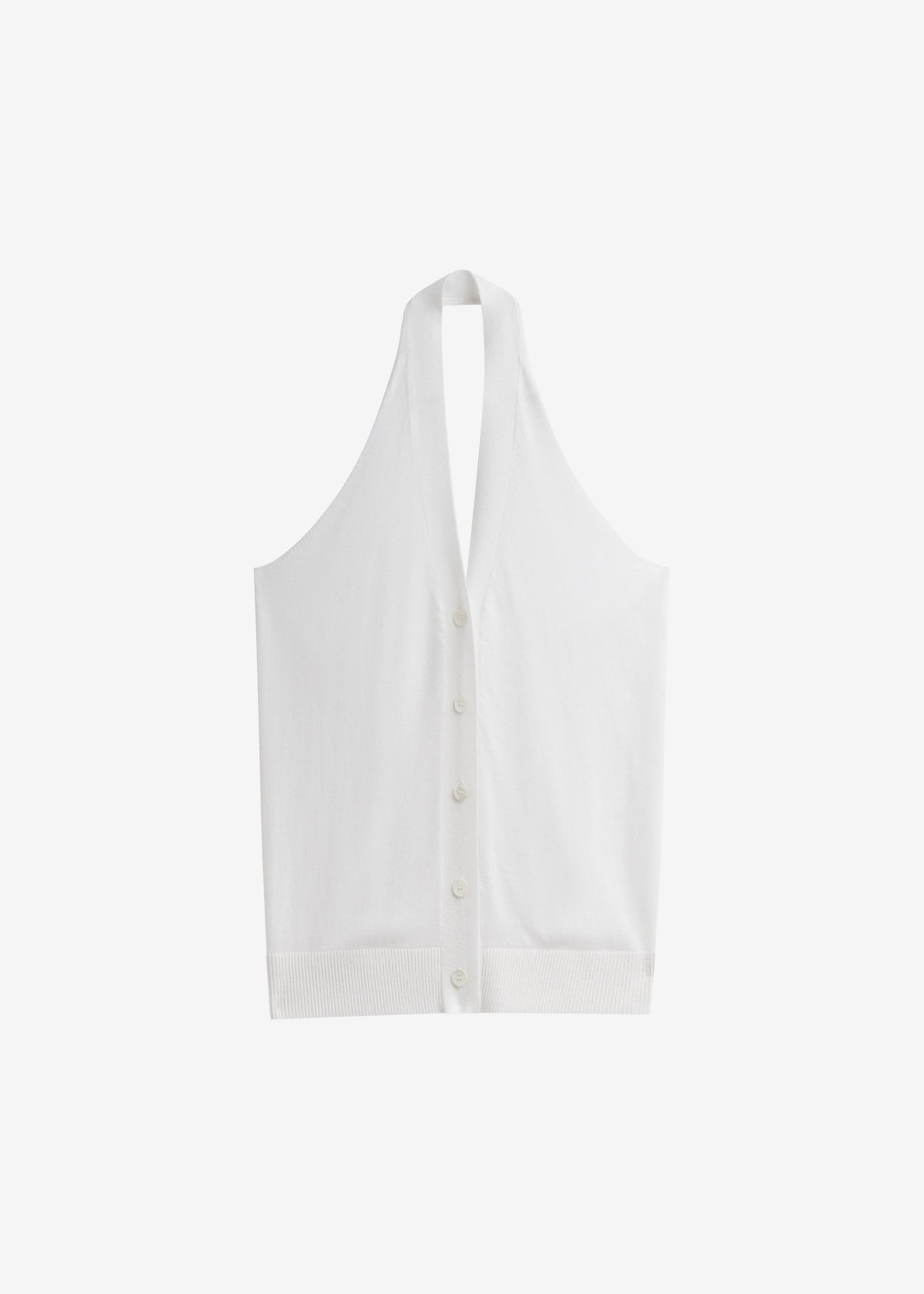 Nimi Knit Halter Top - White – view 9 of 9