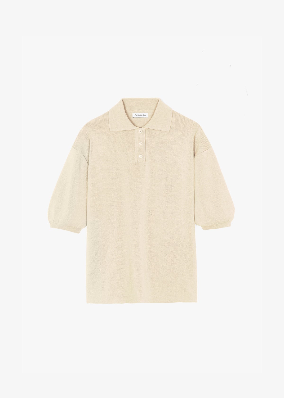 Nola Knit Polo Top - Cream – view 8 of 8