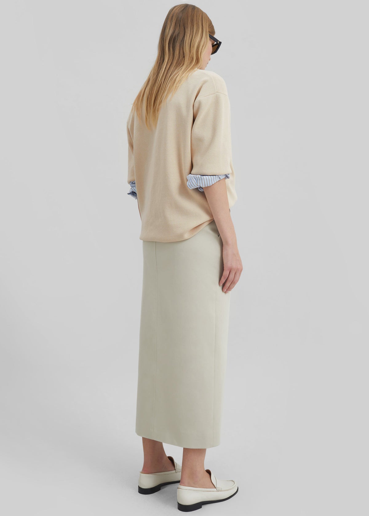 Nola Knit Polo Top - Cream – view 7 of 8