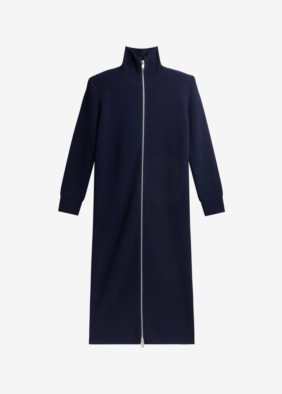 Nolia Knit Long Cardigan Dress - Navy – view 8 of 8