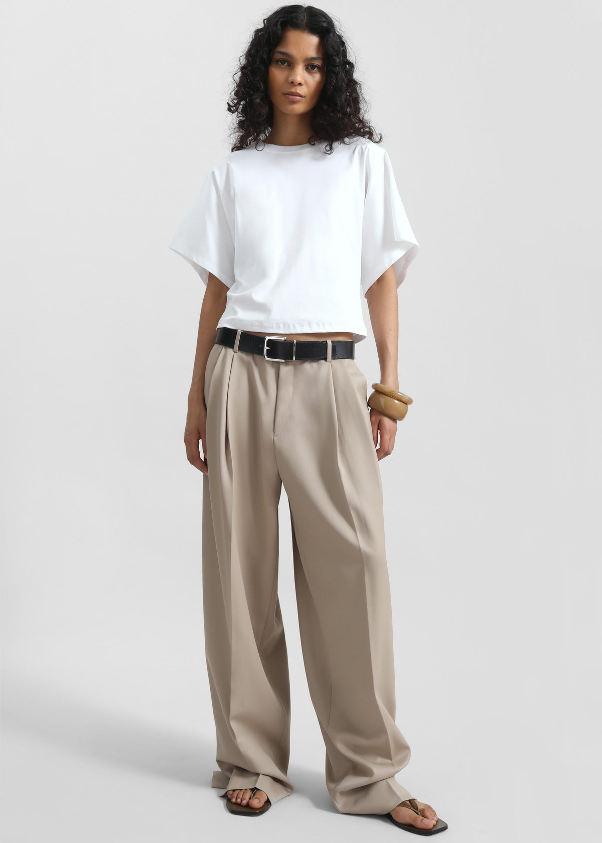 Noya Dolman Sleeve Tee - White – view 3 of 5