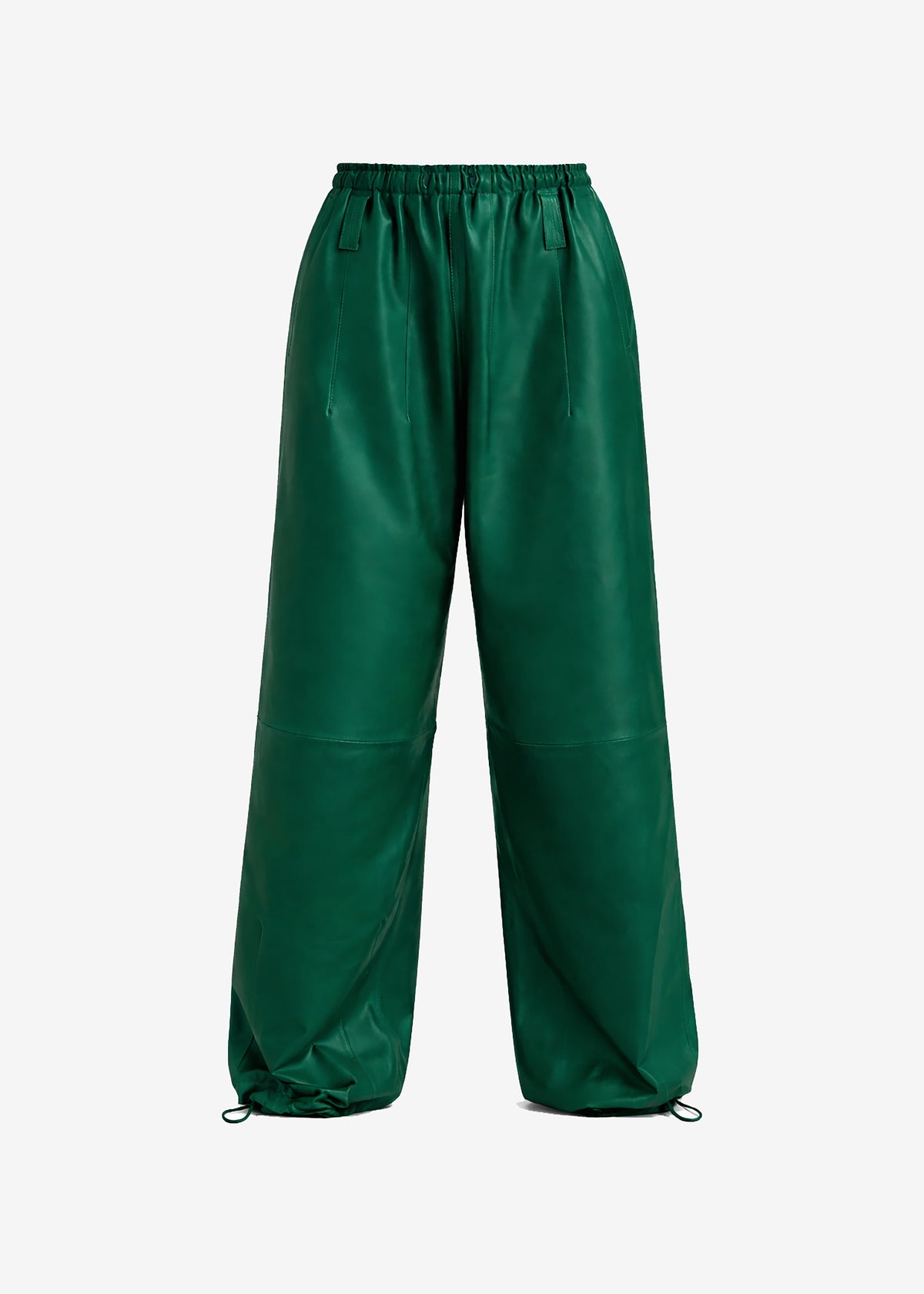 Oakdale Leather Track Pants - Green – view 5 of 5