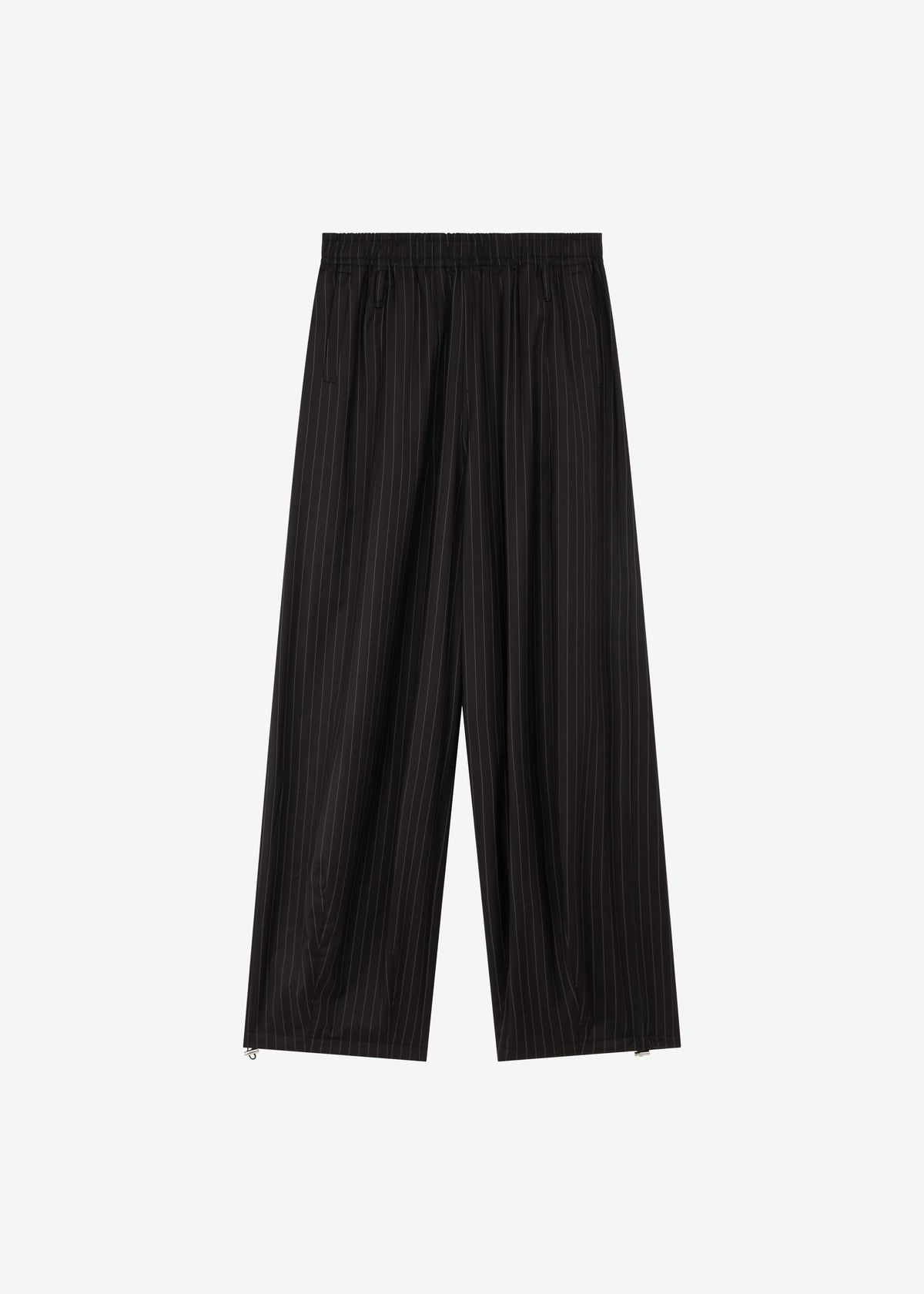 Oakdale Track Pants - Black/White Pinstripe – view 7 of 7
