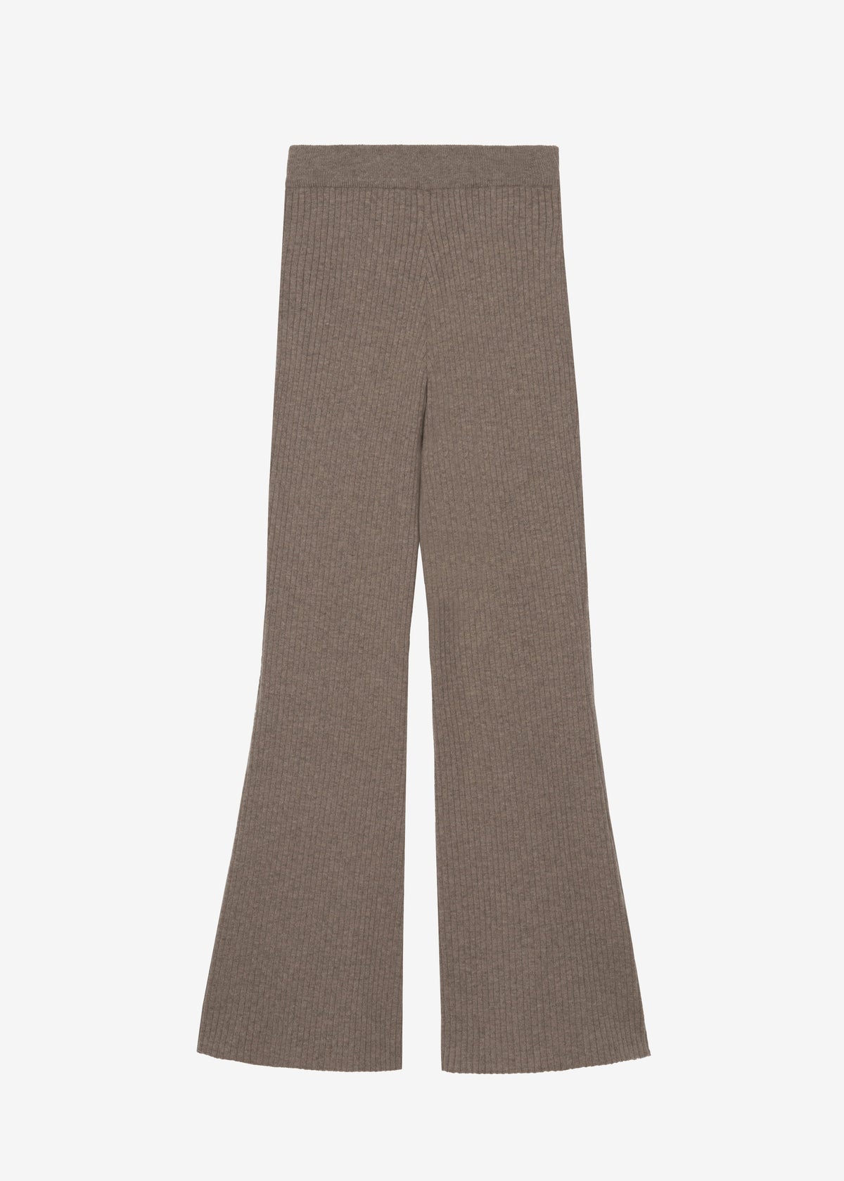 Odense Ribbed Flared Pants - Brown – view 11 of 11