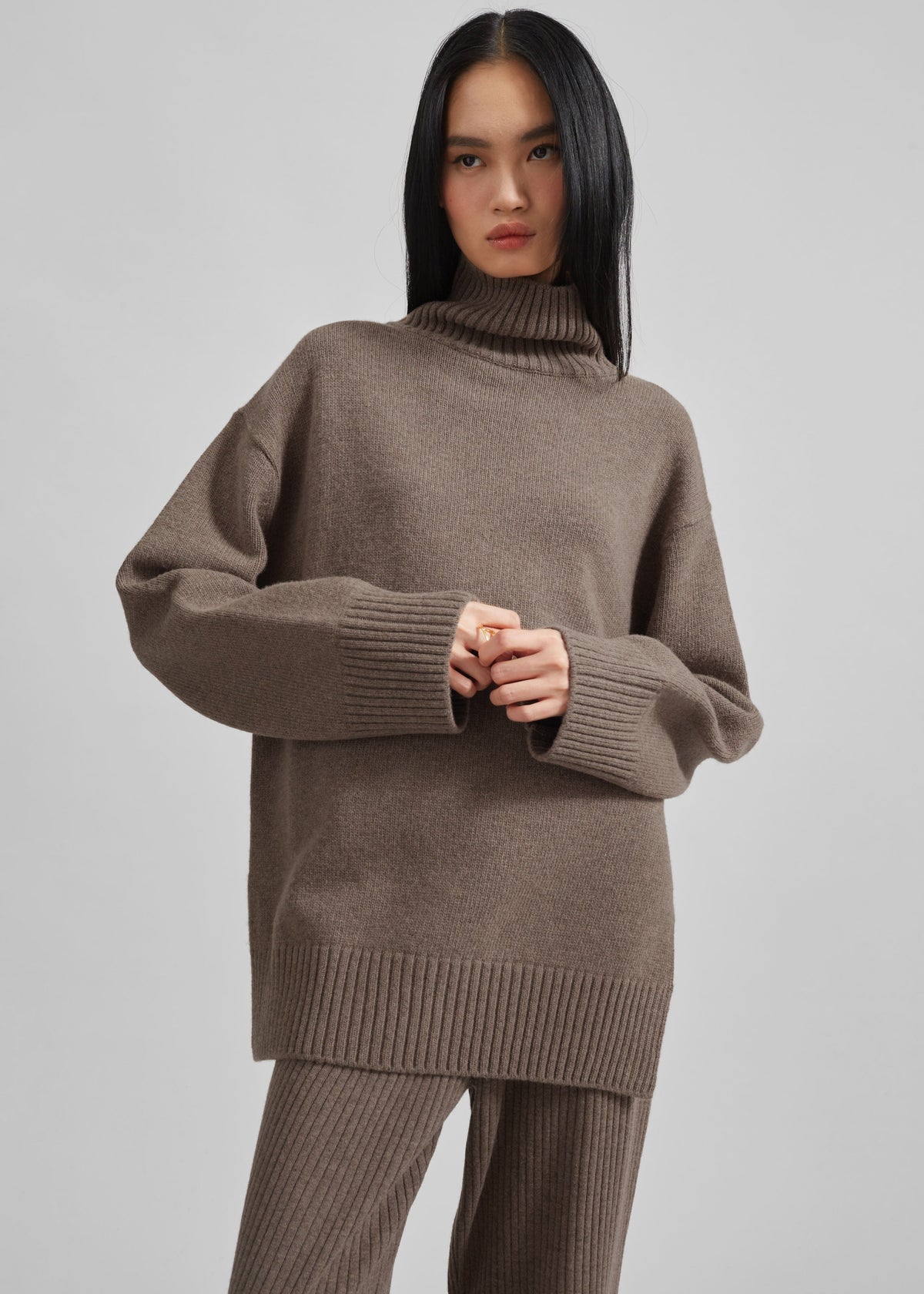 Odense Turtleneck Sweater - Brown – view 4 of 11