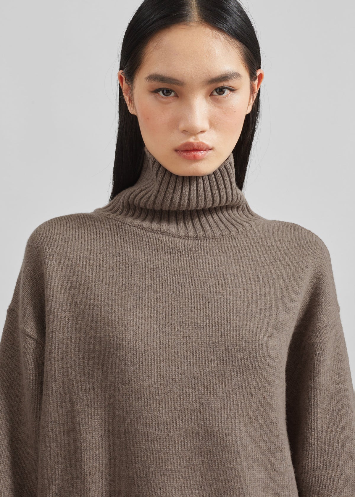 Odense Turtleneck Sweater - Brown – view 2 of 11