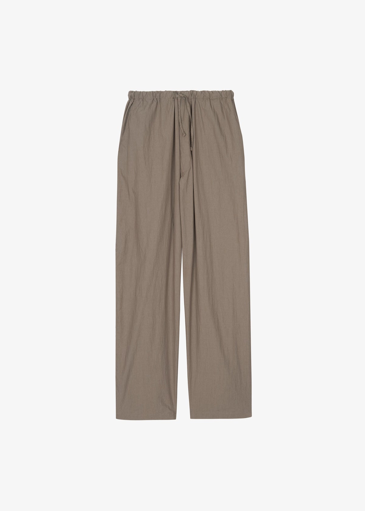 Ohio Crinkled Poplin Pants - Taupe – view 9 of 9