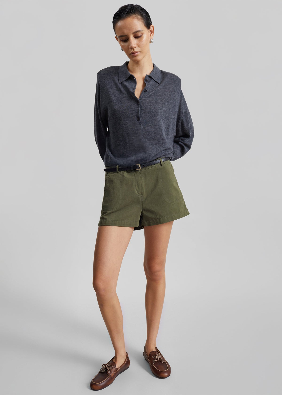 Olane Shorts - Dark Olive – view 4 of 7