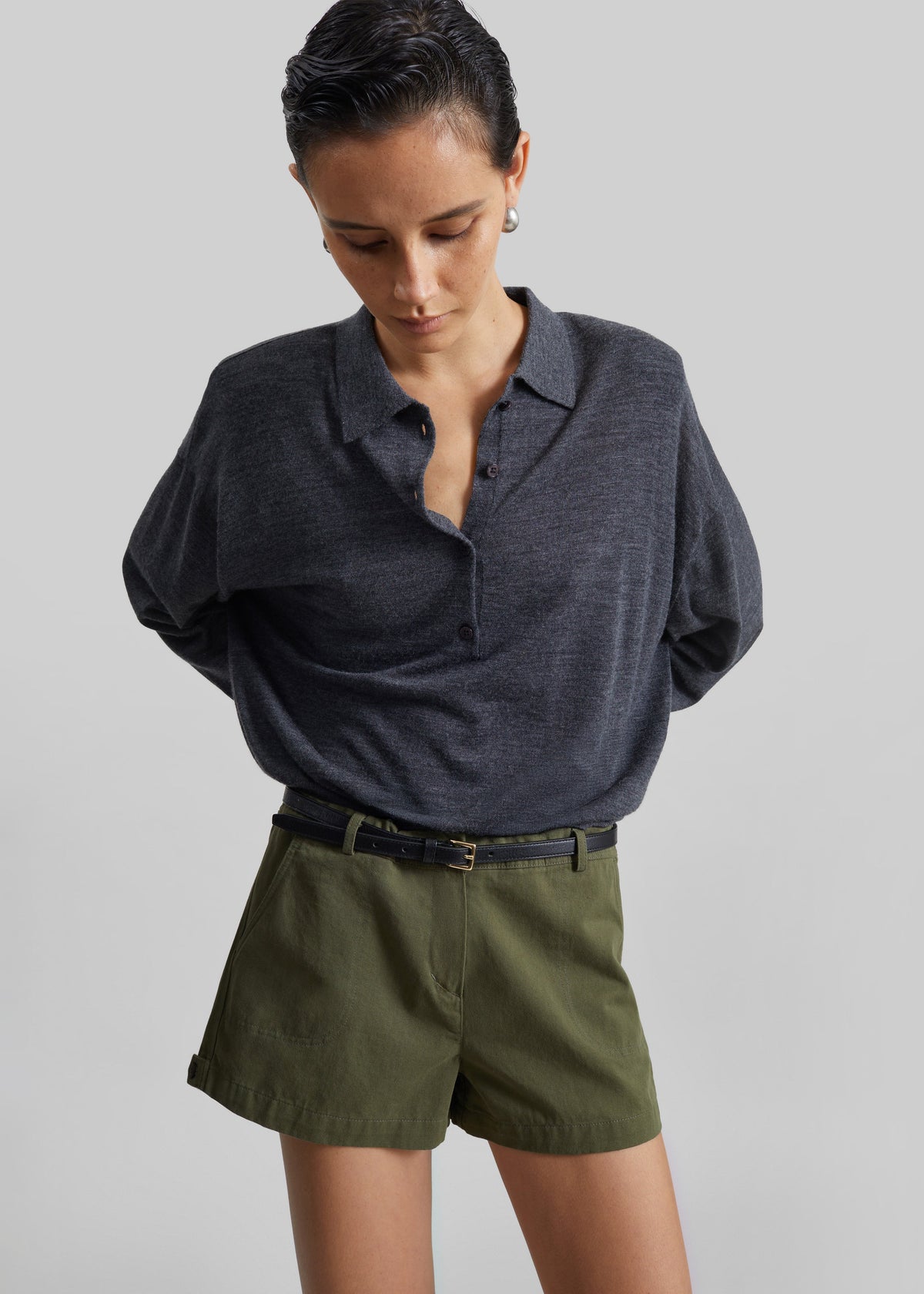 Olane Shorts - Dark Olive – view 1 of 7