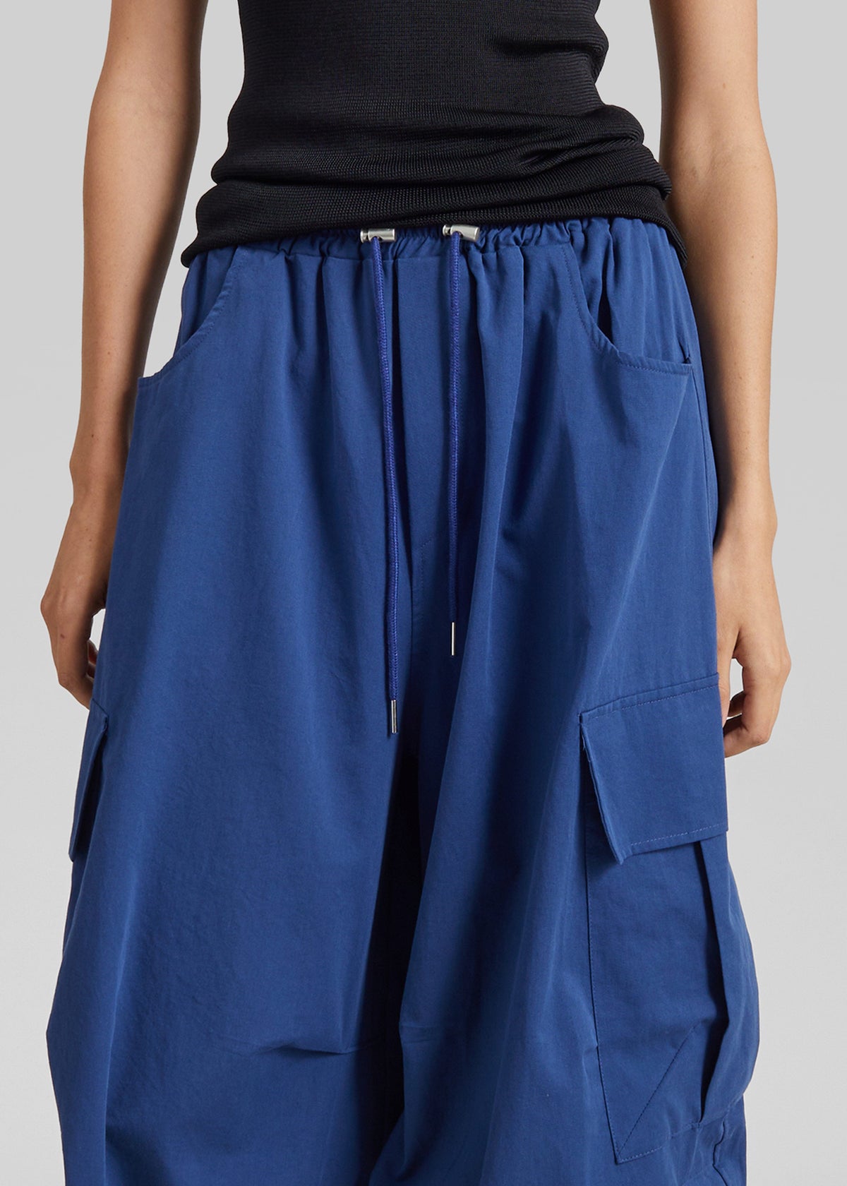 Olby Drawstring Cargo Pants - Cobalt – view 3 of 8