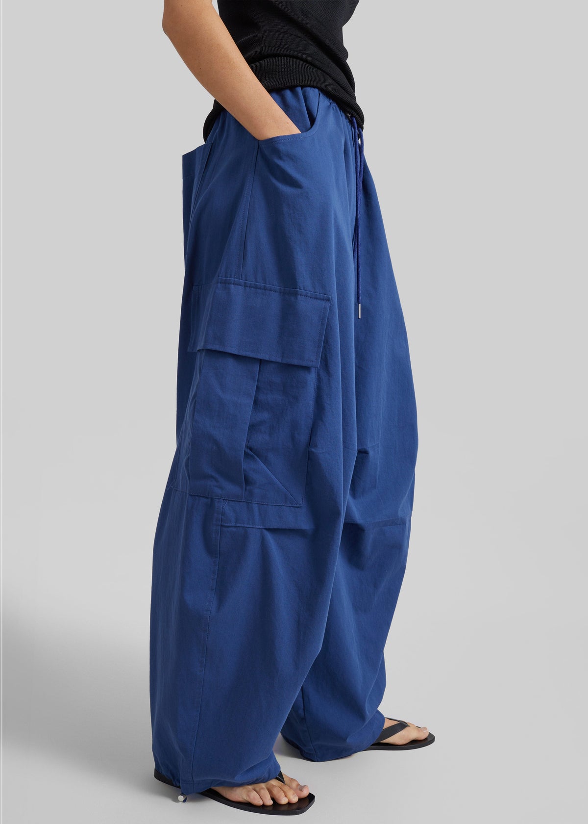 Olby Drawstring Cargo Pants - Cobalt – view 2 of 8