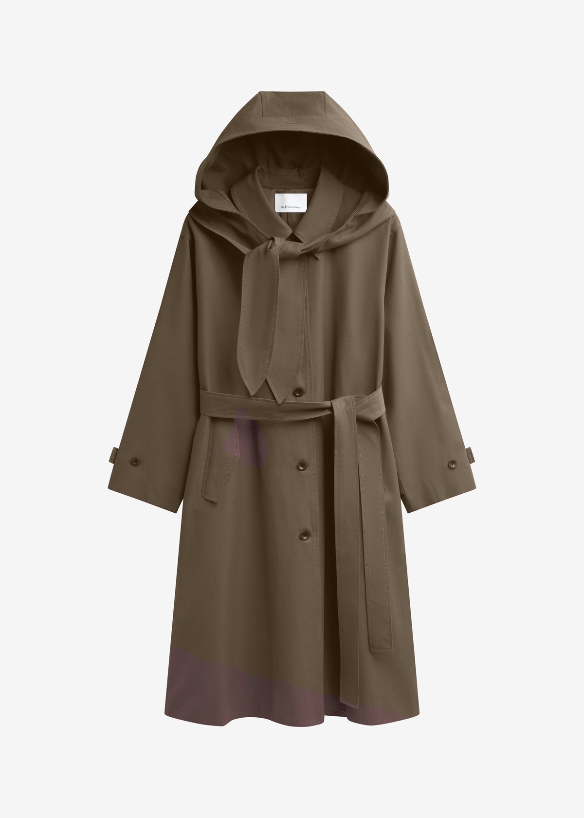 Orly Detachable Hood Trench Coat - Brown – view 8 of 8