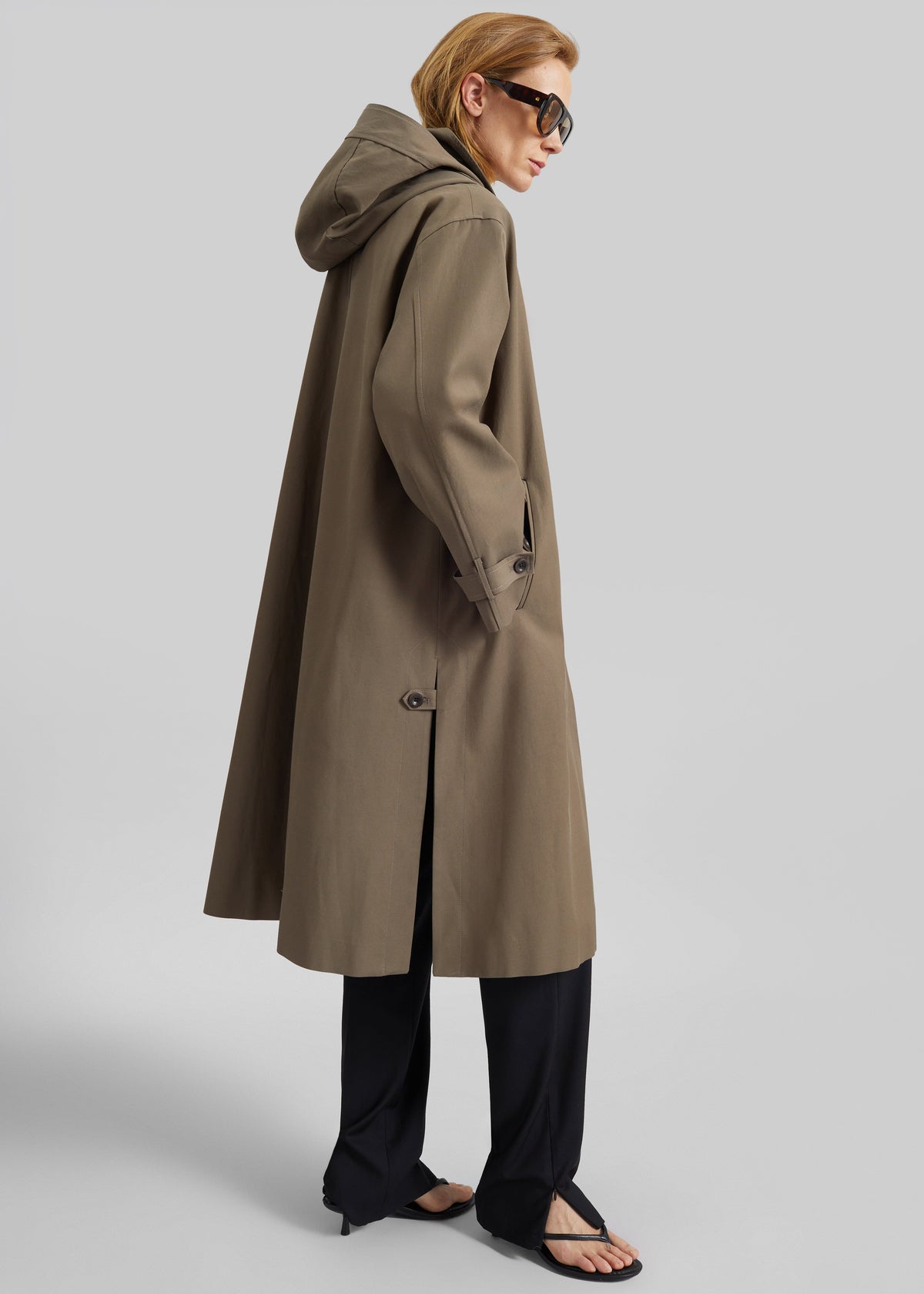 Orly Detachable Hood Trench Coat - Brown – view 1 of 8