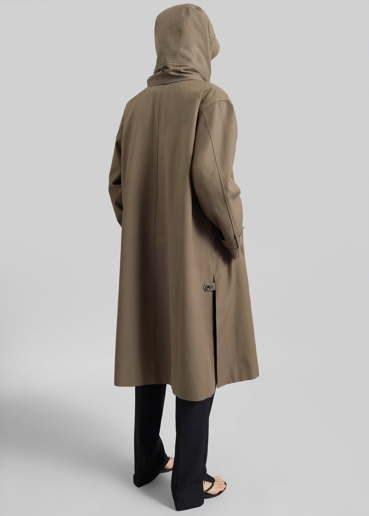 Orly Detachable Hood Trench Coat - Brown – view 7 of 8