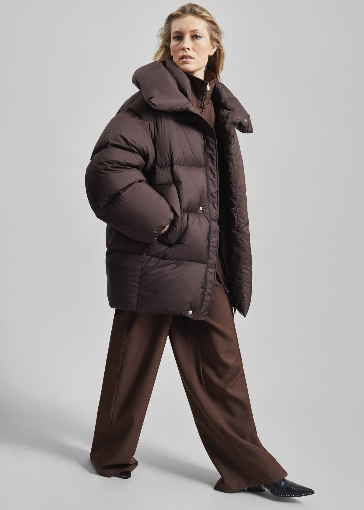Ortler Puffer Jacket - Brown – view 6 of 8