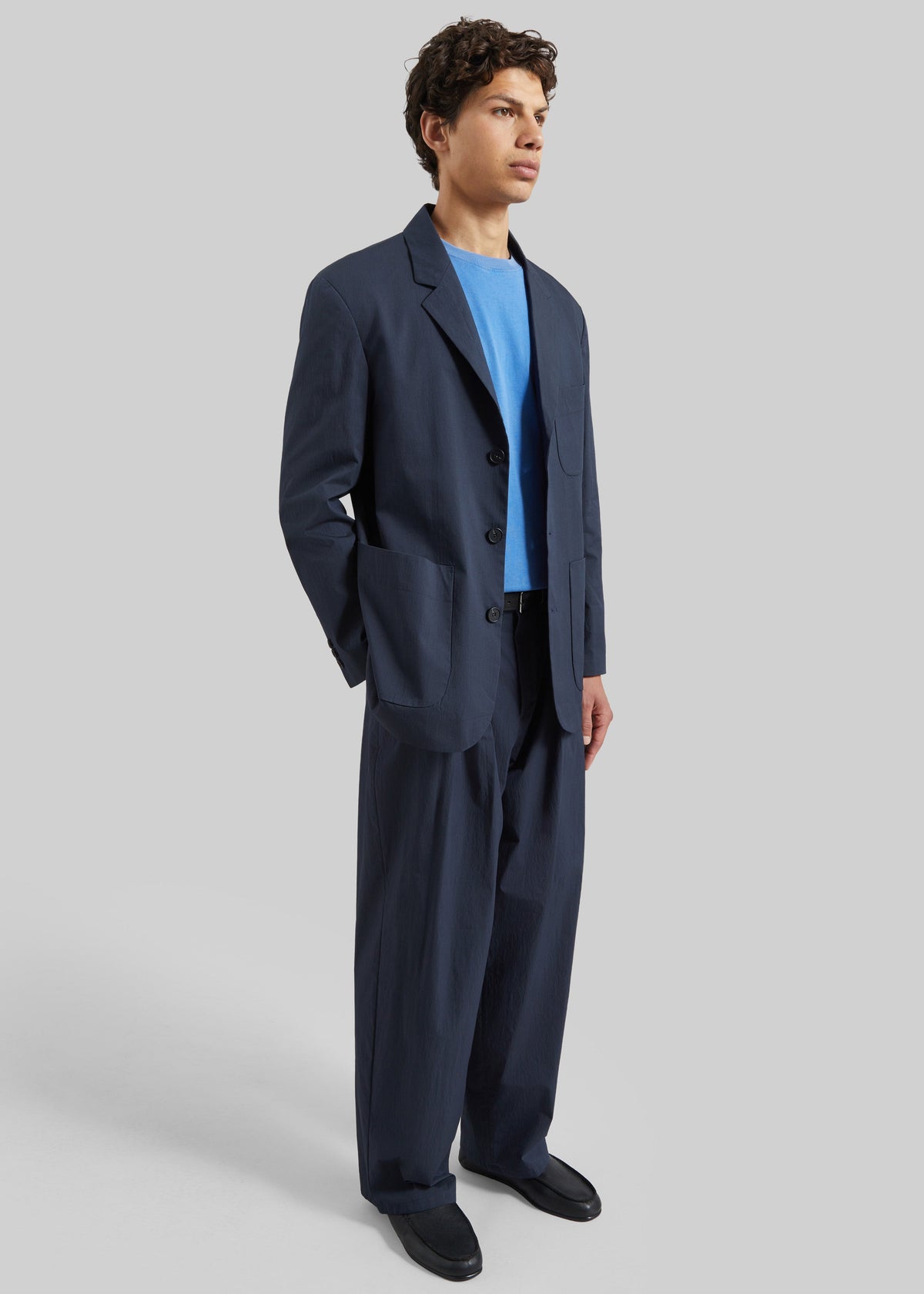 Osaka Single Breasted Blazer - Navy – view 2 of 8