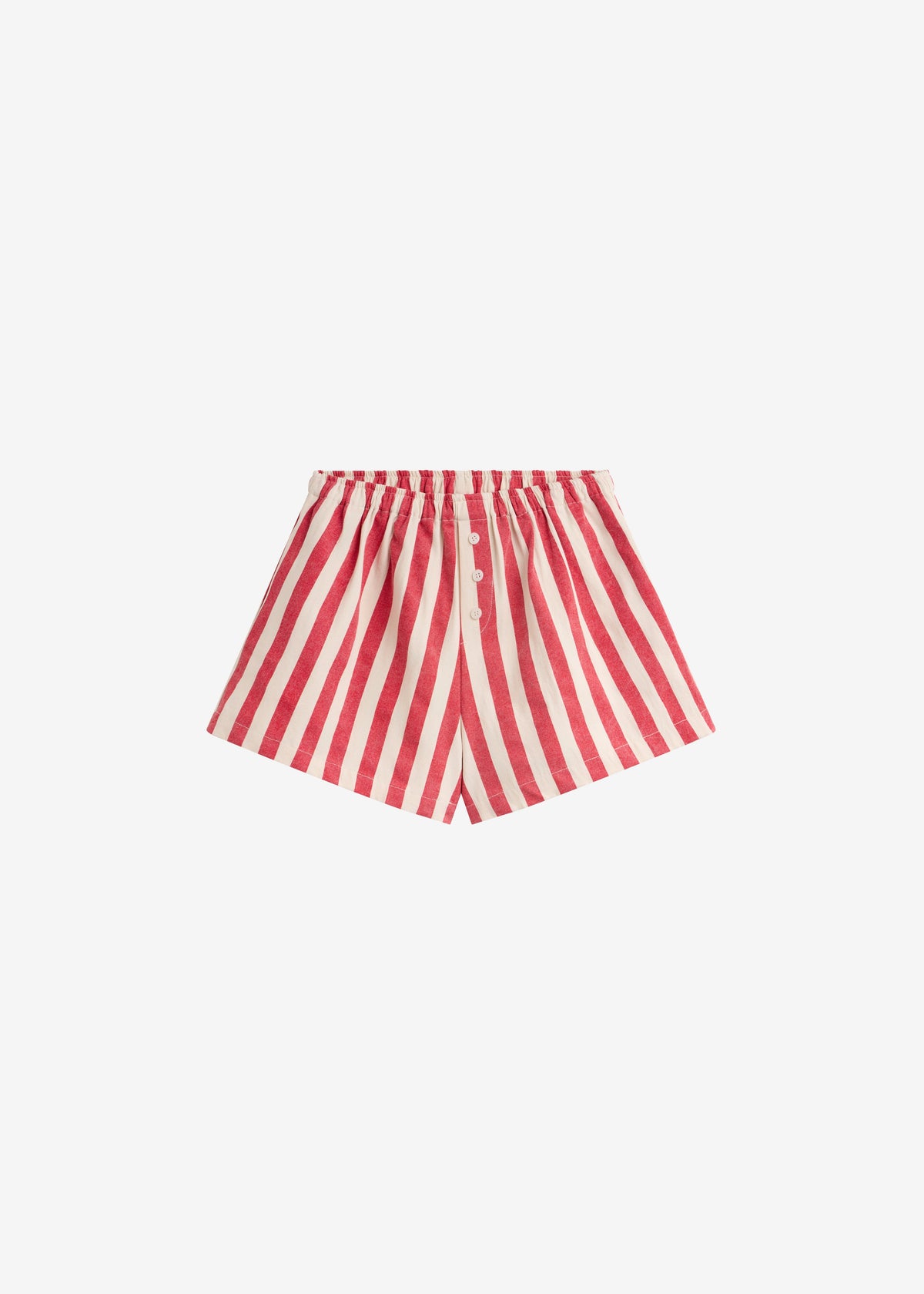 Mireval Cotton Boxer Shorts - Red/White Stripe – view 9 of 9