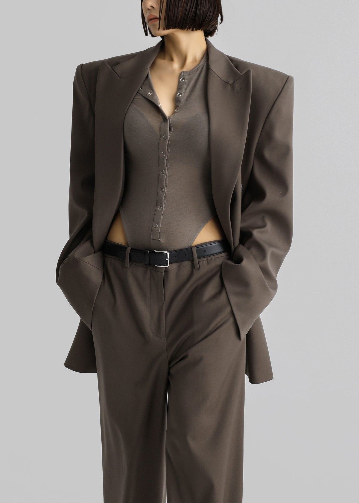 Pallen Wide Trousers - Brown – view 5 of 11