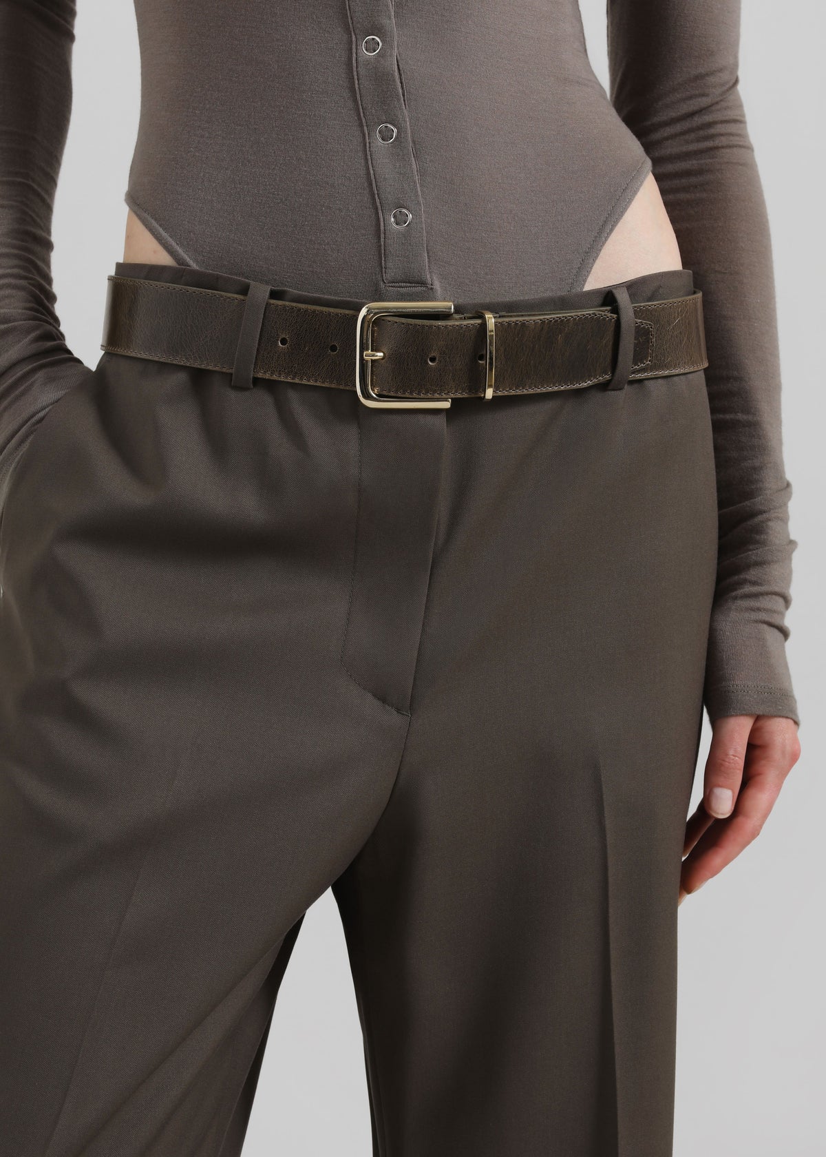 Pallen Wide Trousers - Brown – view 3 of 11