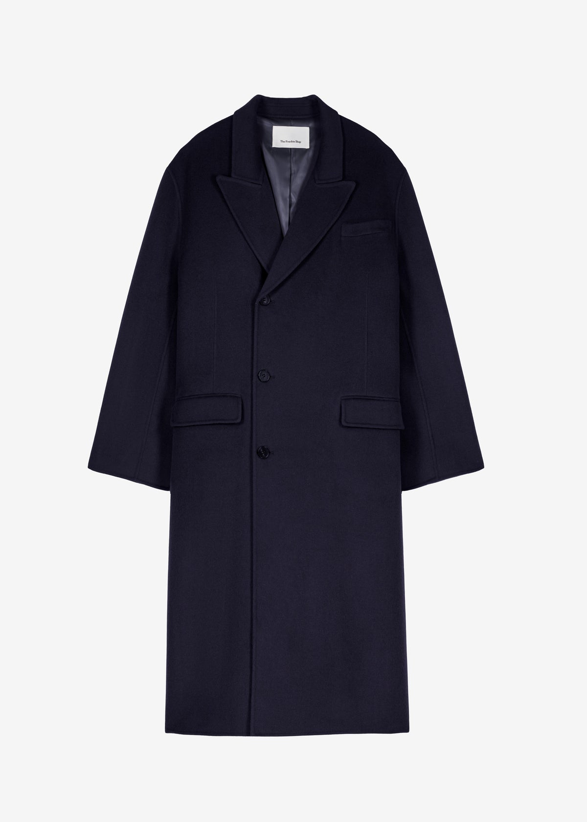 Paxton Wool Coat - Dark Navy – view 9 of 9