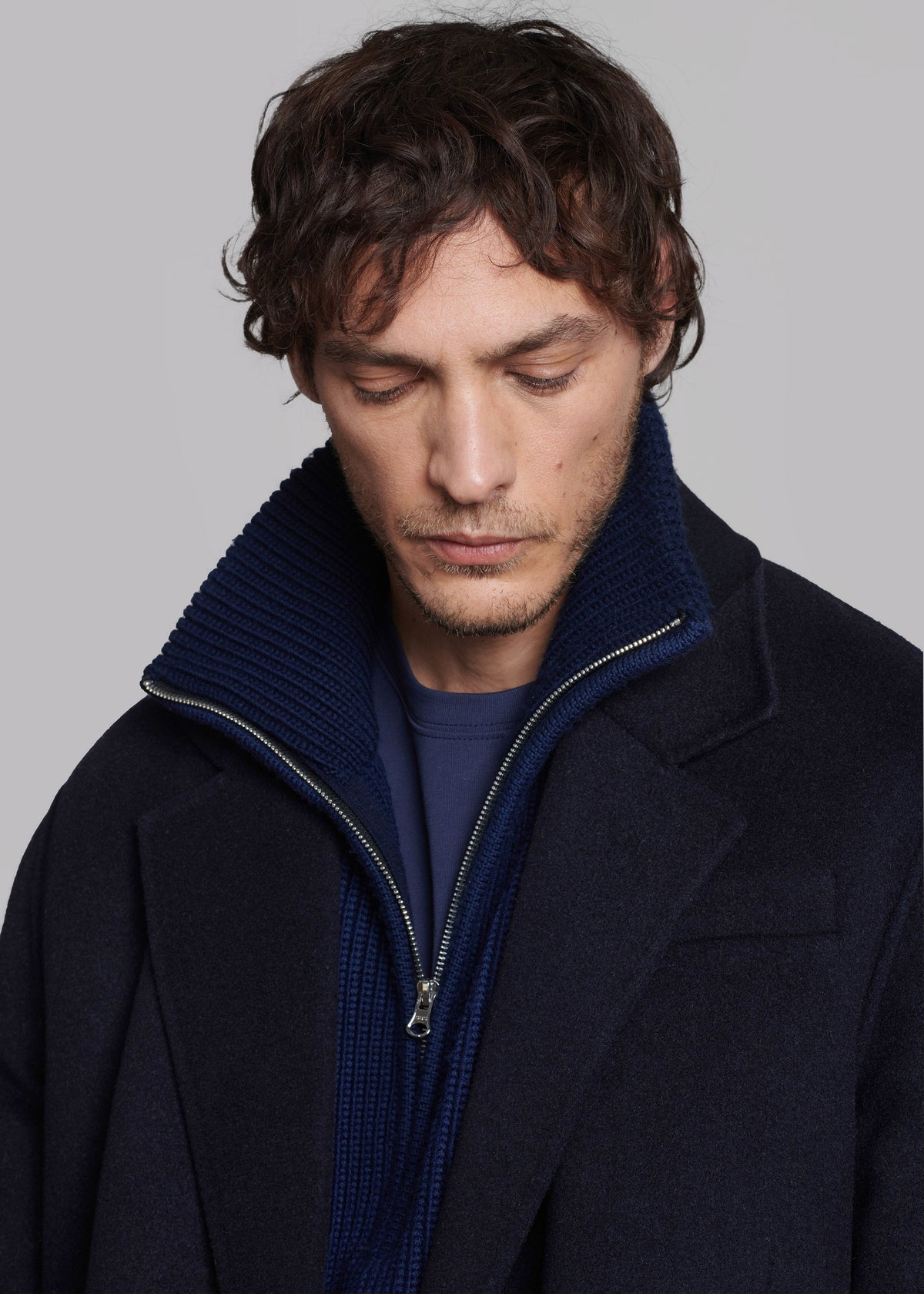 Paxton Wool Coat - Dark Navy – view 6 of 9