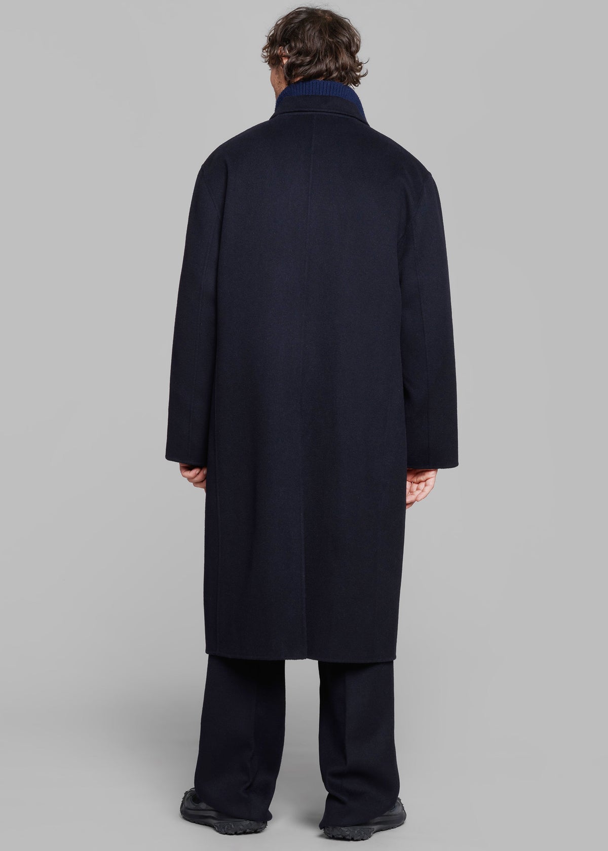 Paxton Wool Coat - Dark Navy – view 8 of 9