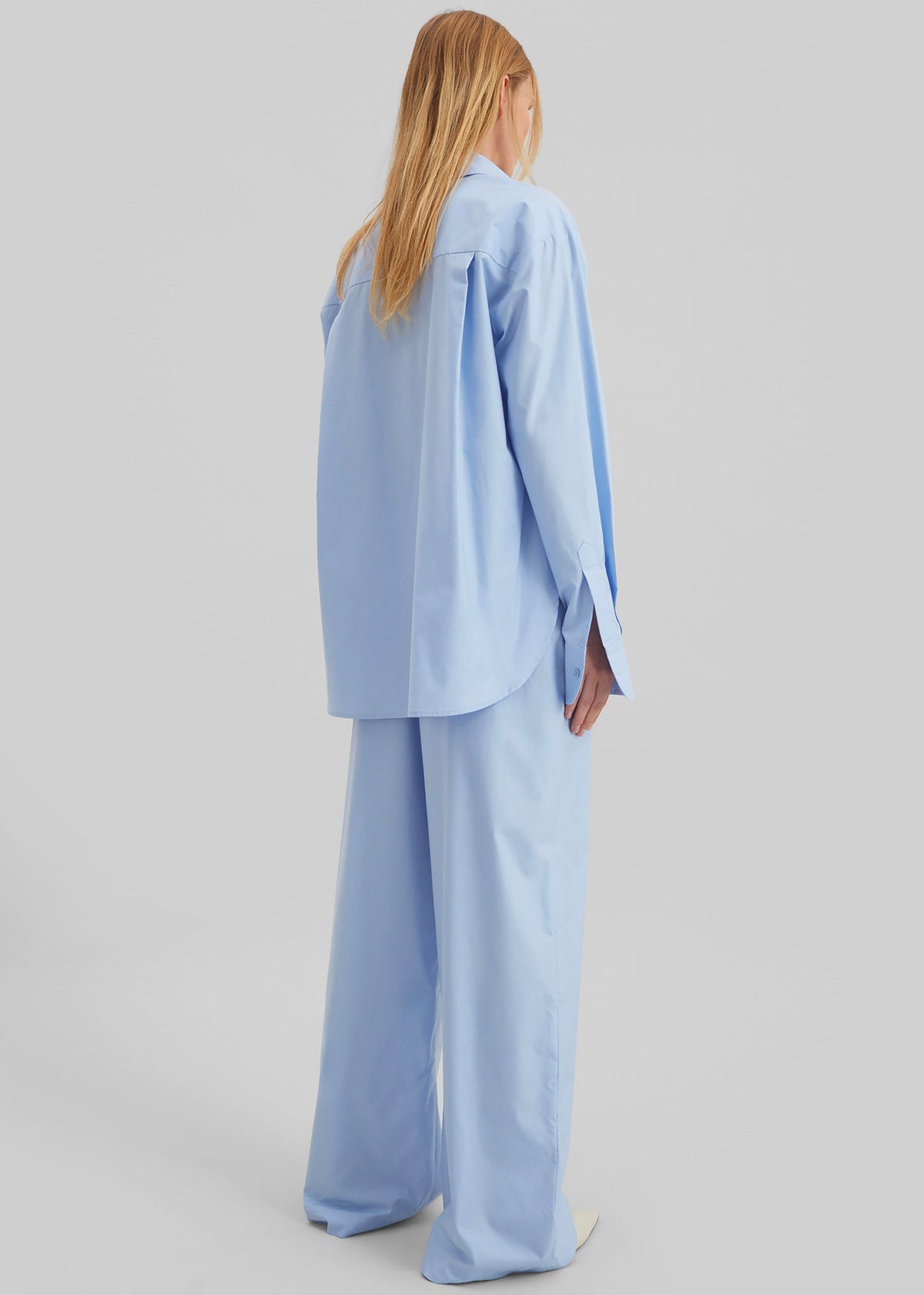 Peri Cotton Shirt - Light Blue – view 7 of 8