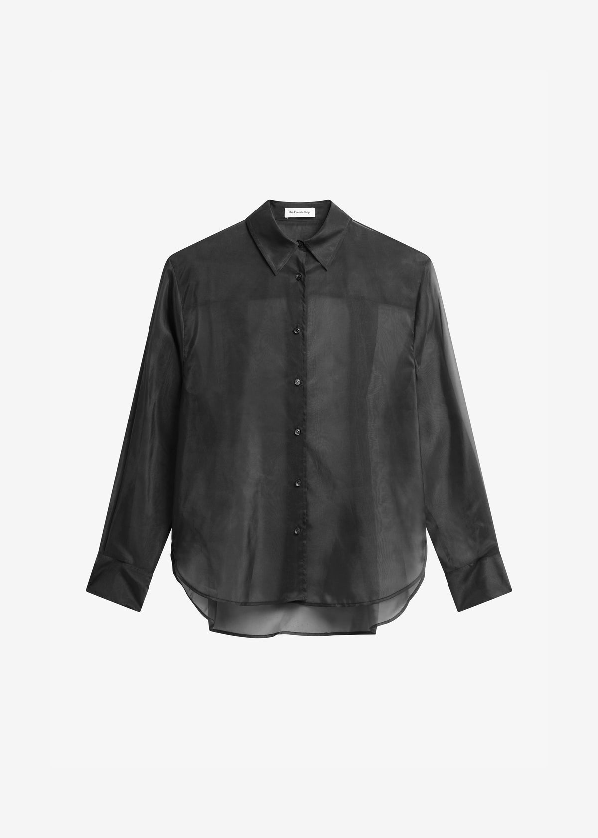 Peri Sheer Shirt - Black – view 10 of 10