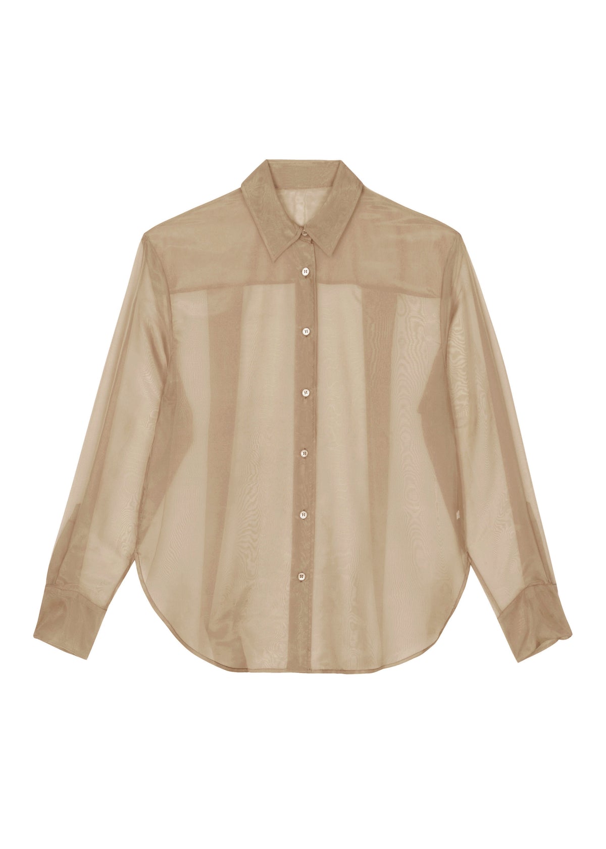 Peri Sheer Shirt - Desert Sand – view 7 of 7