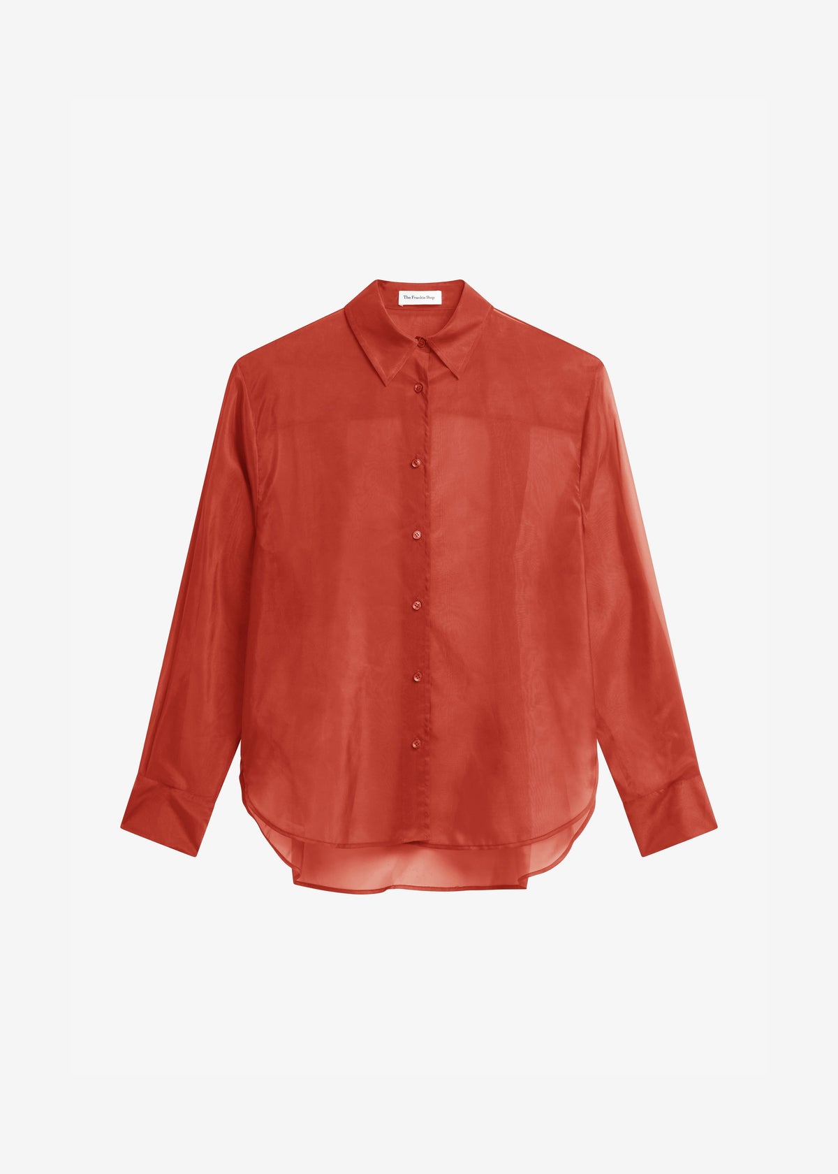 Peri Sheer Shirt - Red – view 10 of 10