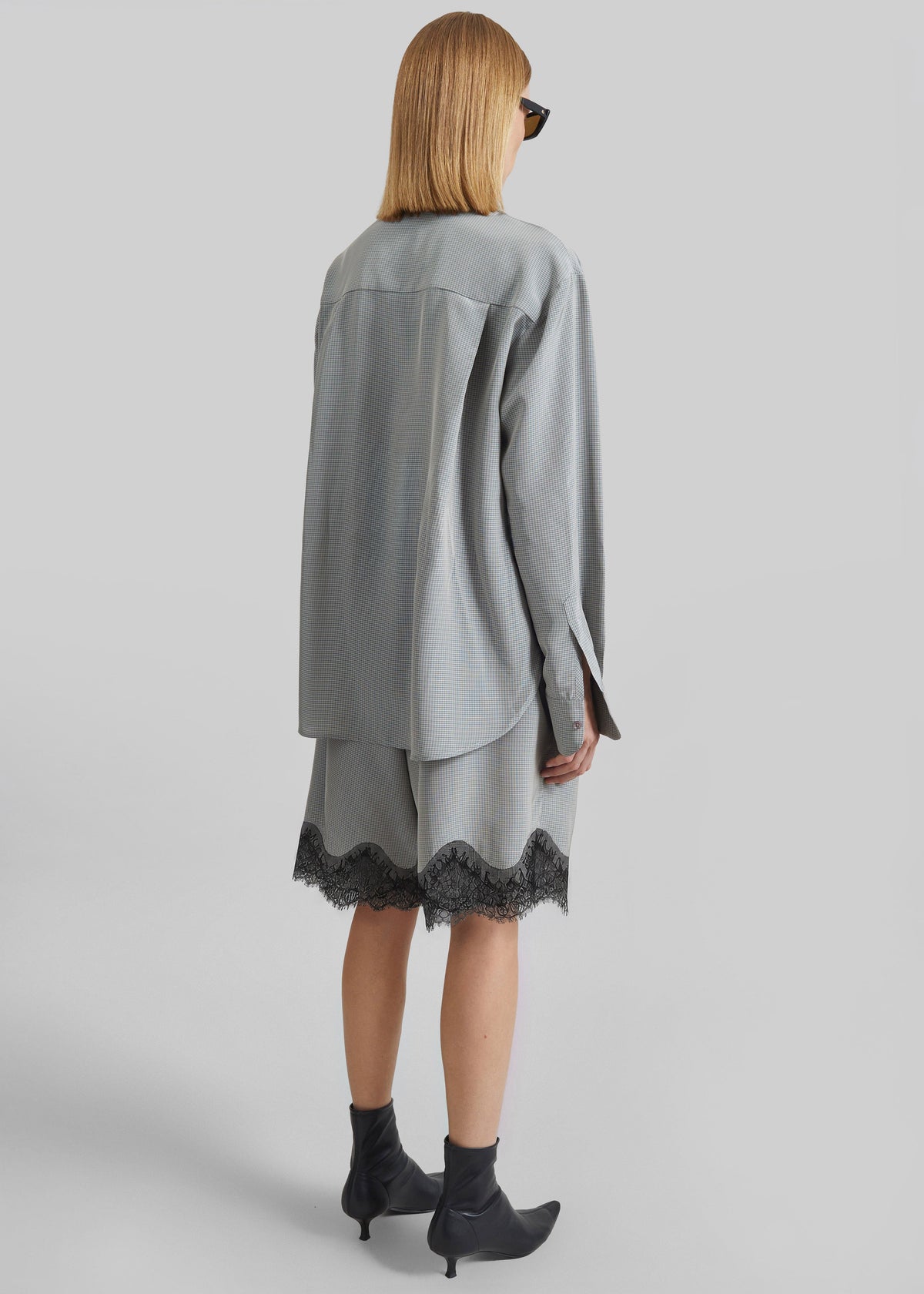 Peri Shirt - Checked Grey – view 5 of 6
